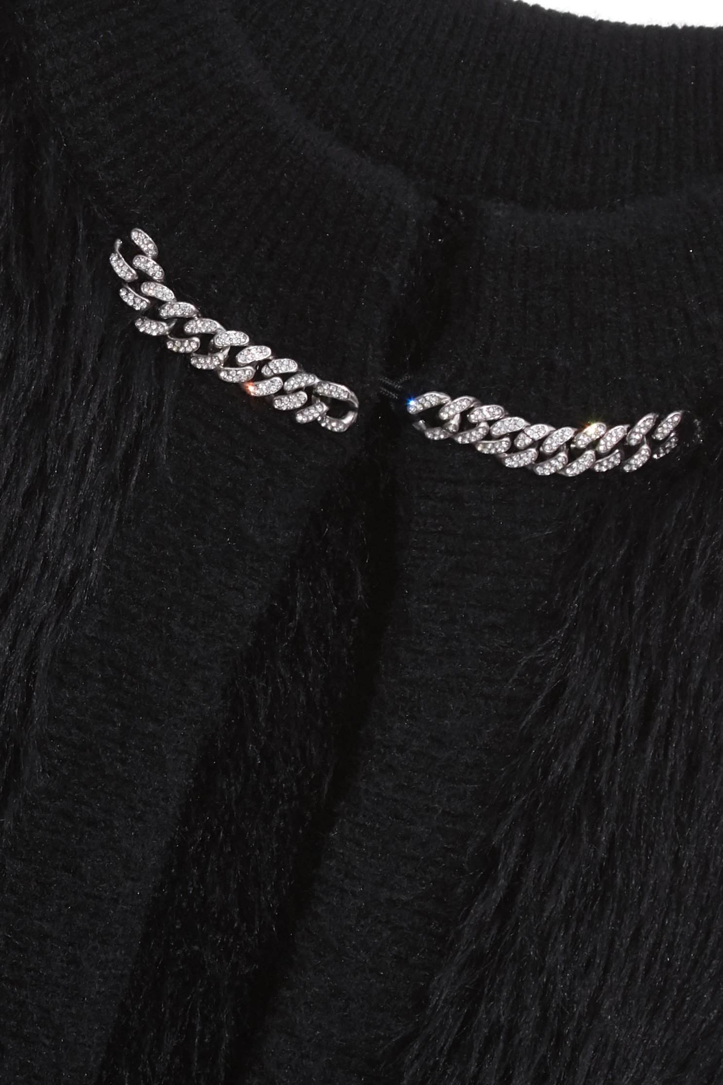 Faux Fur Knit Black VestFaux Fur Knit Black Vest,sleeveless tops,Season (SS) Look,sleeveless tops,Knitted,Knitted tops,Black tops