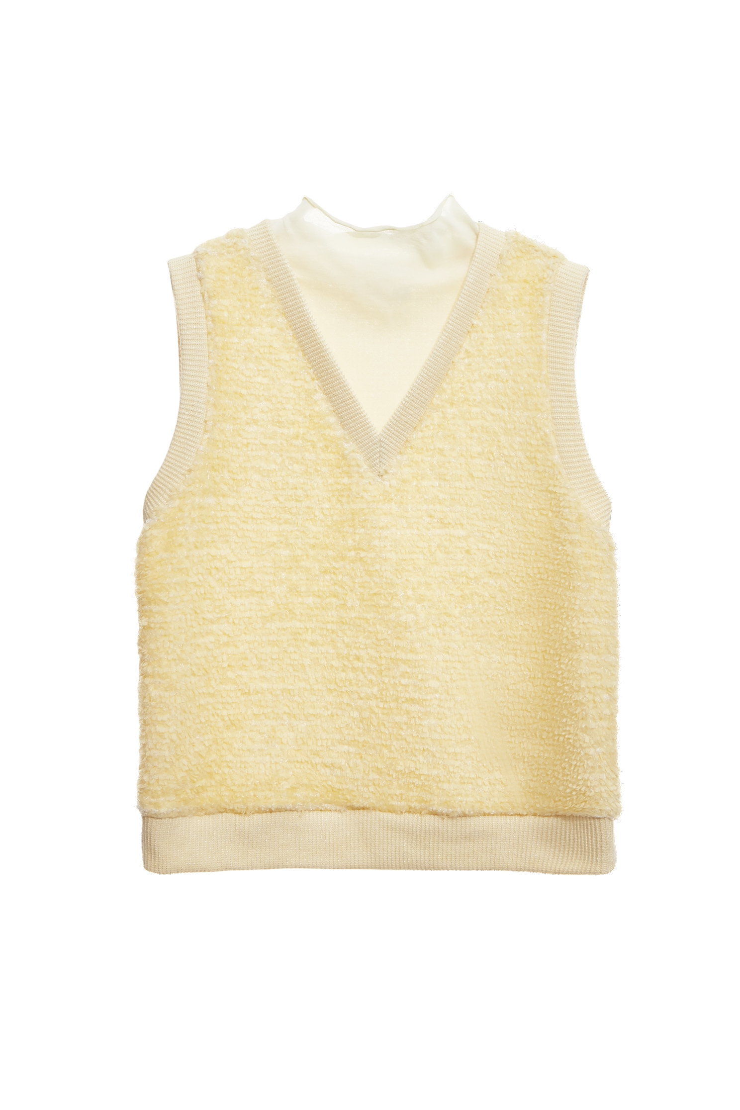 Fake Two Piece Stand Collar VestFake Two Piece Stand Collar Vest,sleeveless tops,Tops,Season (SS) Look,sleeveless tops