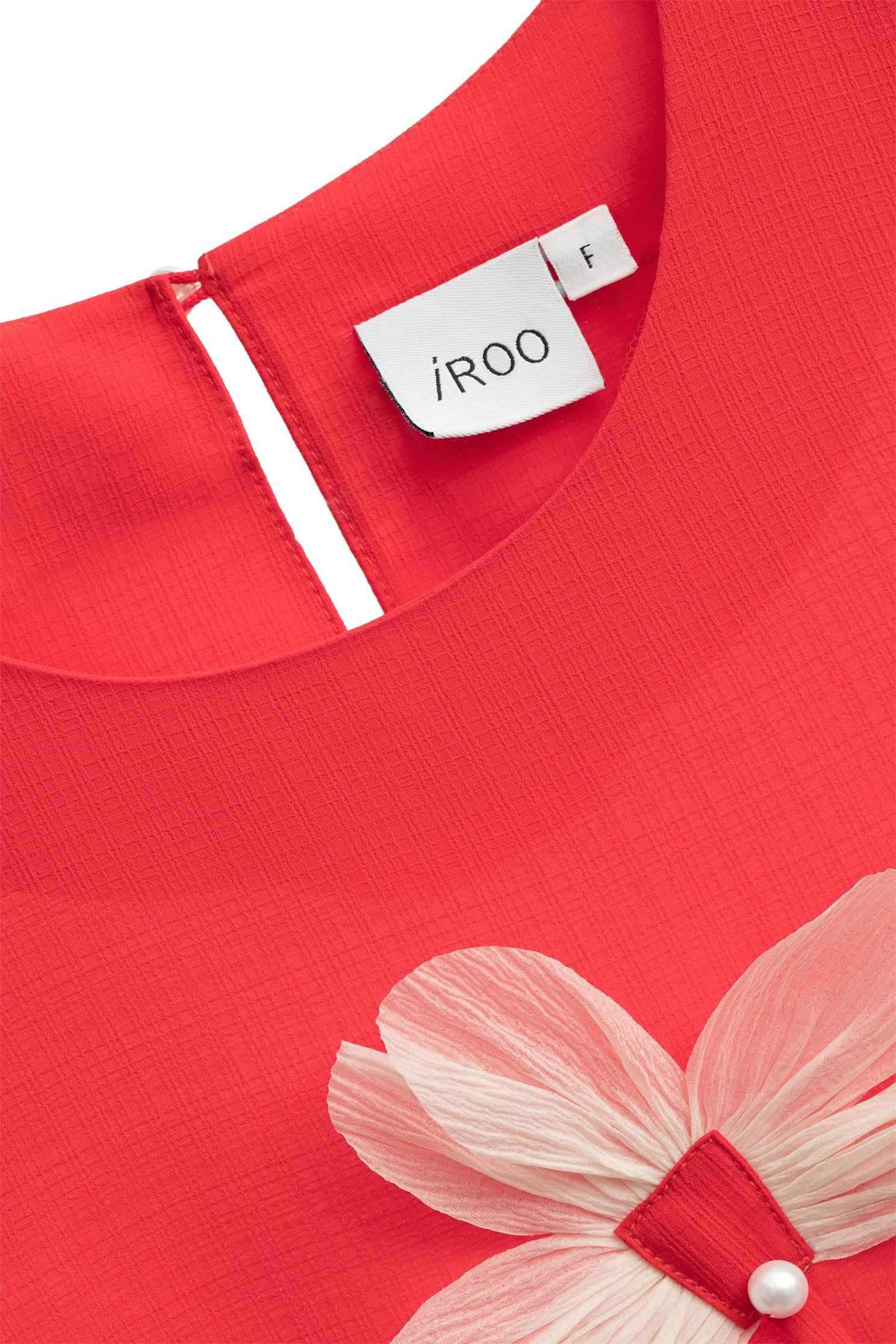 Front 3-D Floral Graphic Red VestFront 3-D Floral Graphic Red Vest,sleeveless tops,Tops,Season (SS) Look,pearl,sleeveless tops