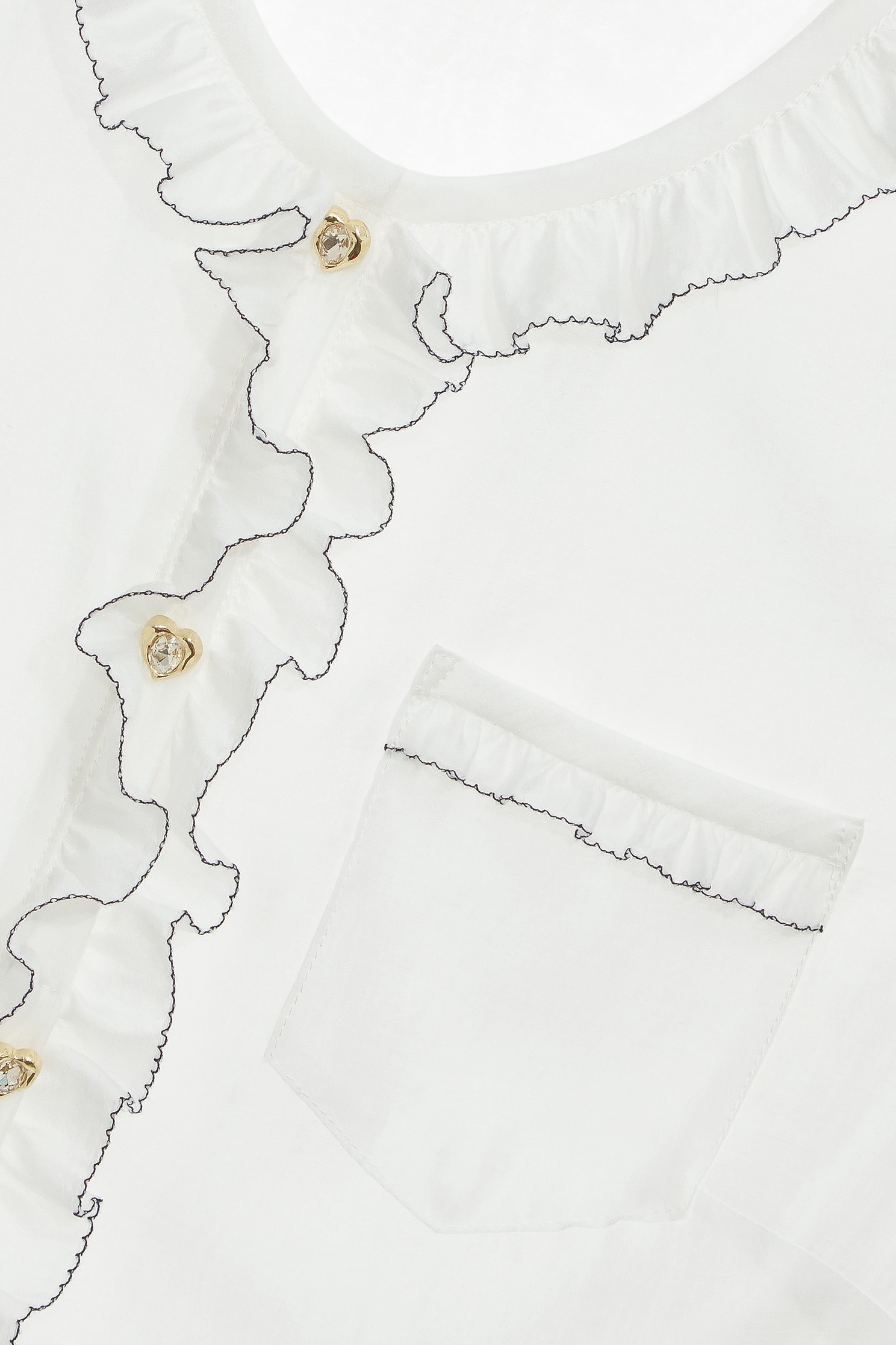 Ruffle Trim Detail White VestRuffle Trim Detail White Vest,sleeveless tops,Tops,Embroidered,Season (SS) Look,sleeveless tops,sleeveless tops