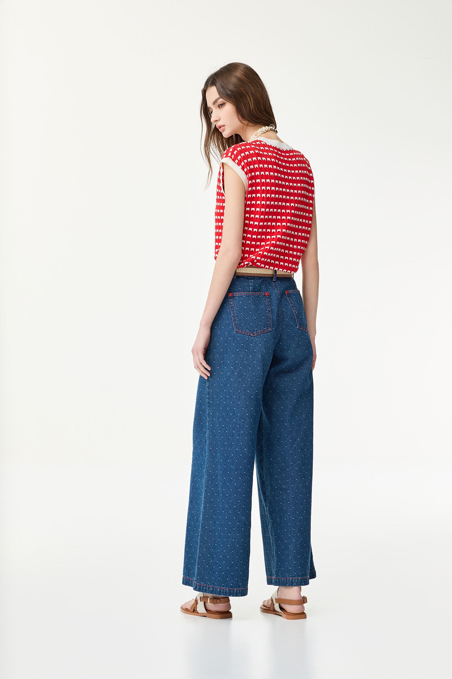 Distress Detail Knit VestDistress Detail Knit Vest,sleeveless tops,Season (SS) Look,sleeveless tops,Knitted,Knitted tops