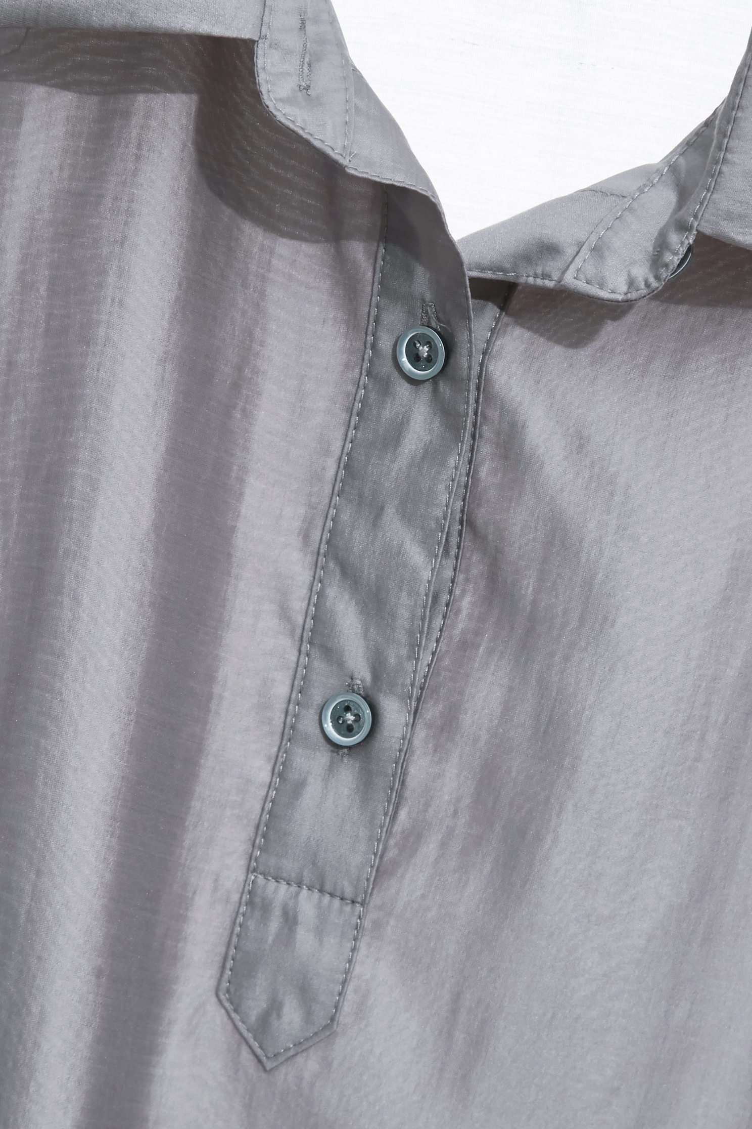 Short Lantern Sleeve Grey TopShort Lantern Sleeve Grey Top,Tops,Season (SS) Look