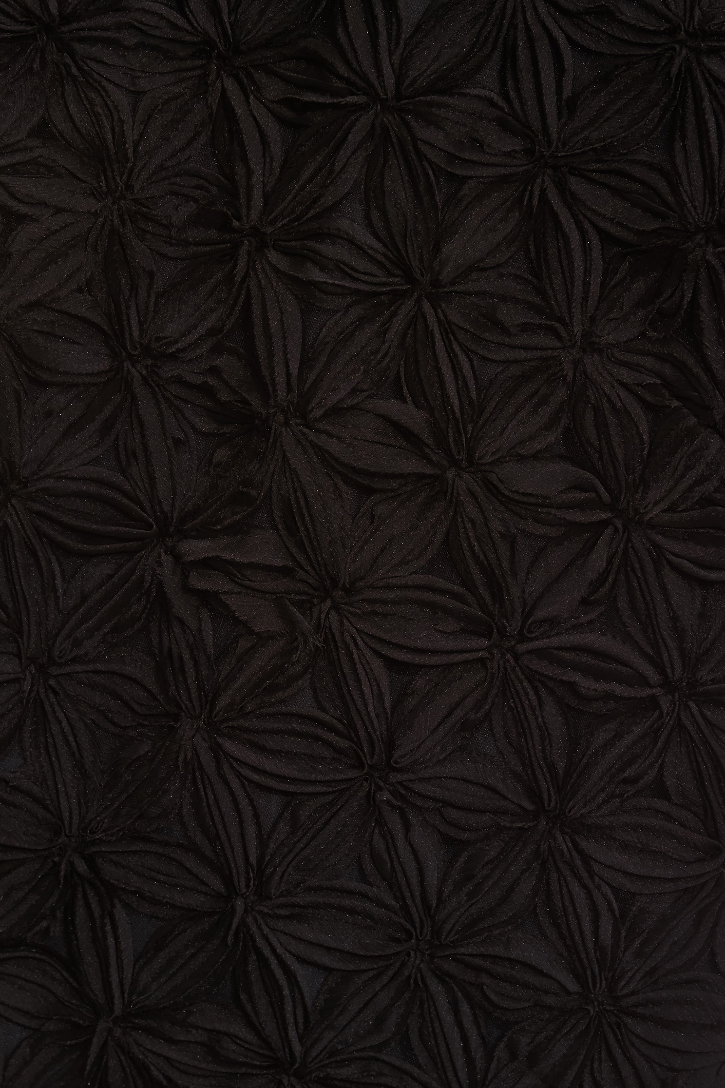 3-D Floral Short Sleeve Top3-D Floral Short Sleeve Top,Tops,Season (SS) Look,Lace,black tops