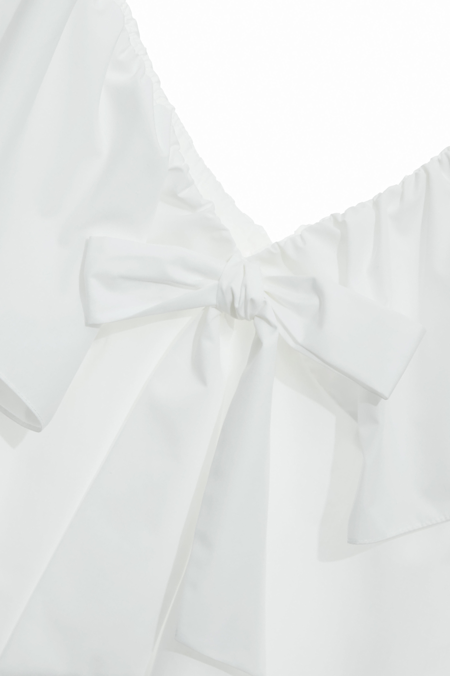 Front Bow V-neck TopFront Bow V-neck Top,sleeveless tops,Tops,Season (SS) Look,White tops,sleeveless tops,bows