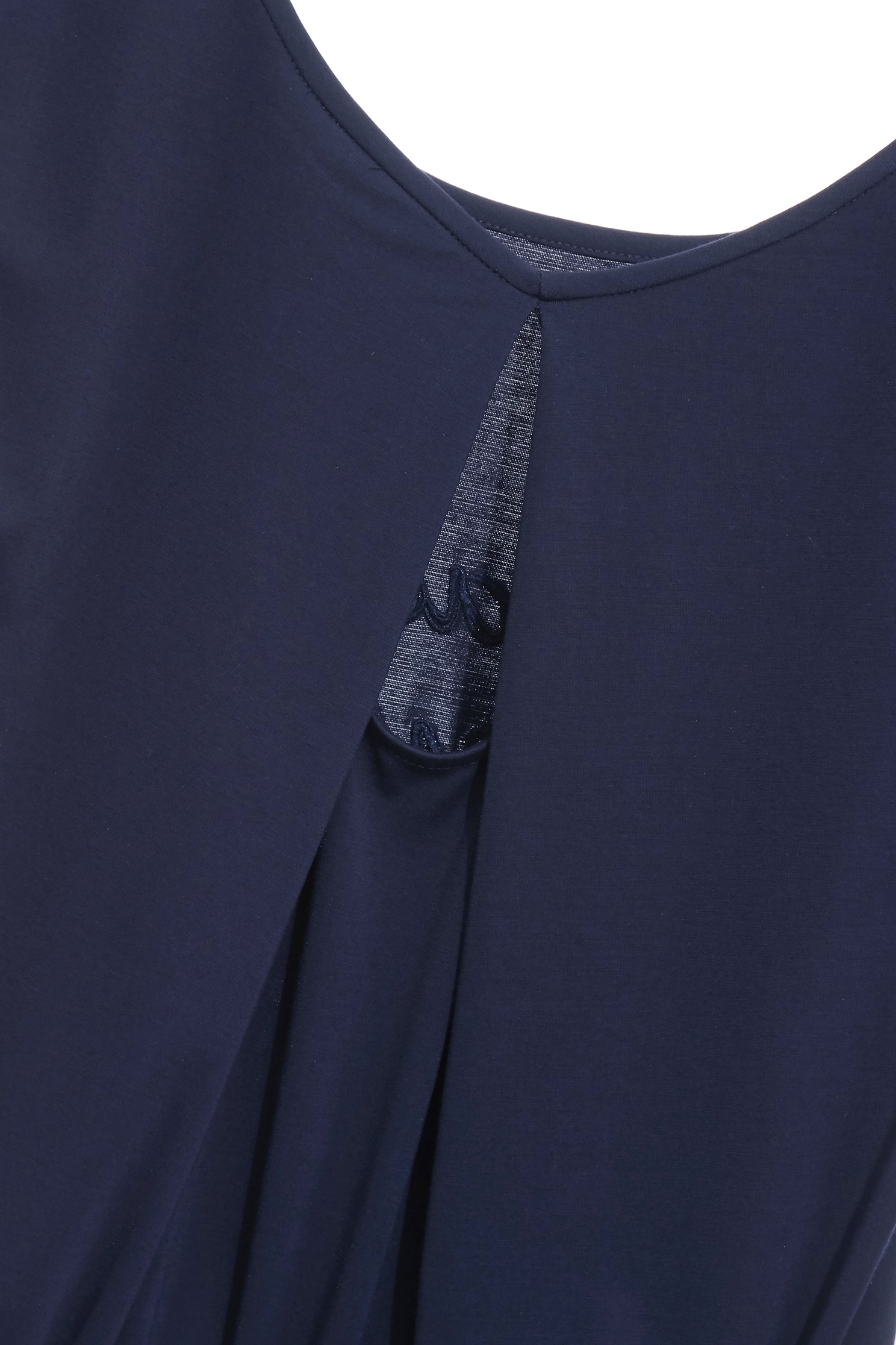 Embroidery Slogan Navy TopEmbroidery Slogan Navy Top,Tops,Embroidered,Season (SS) Look