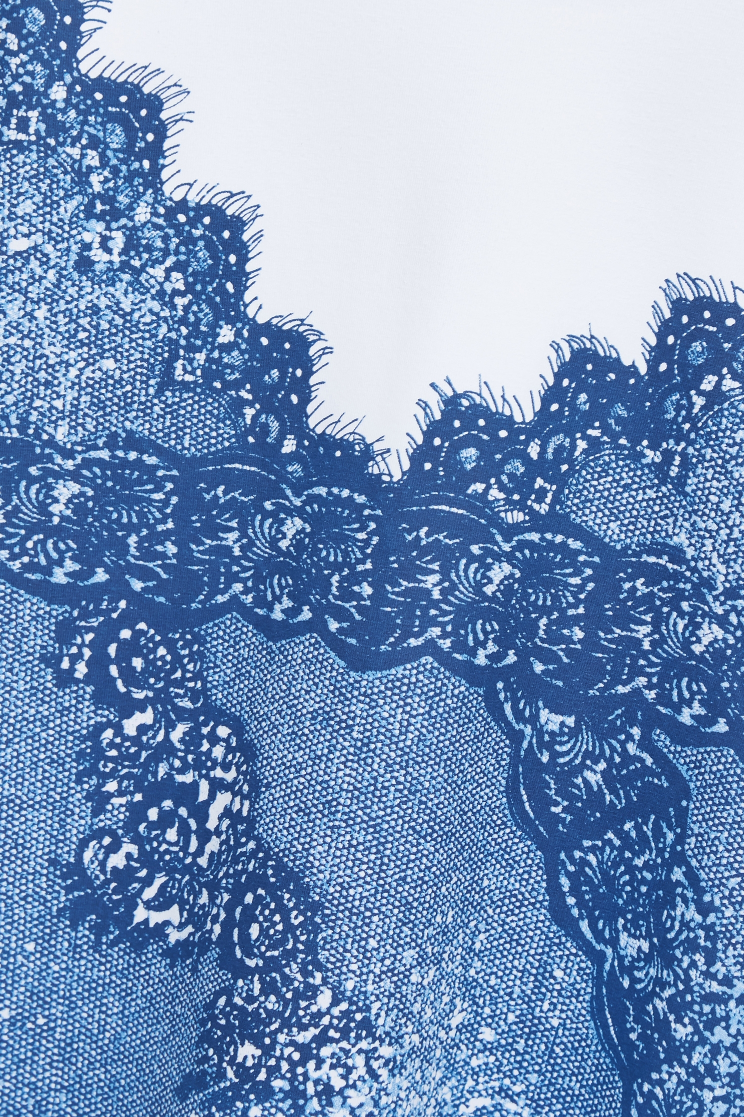 Lace Graphic Print Short Sleeve TeeLace Graphic Print Short Sleeve Tee,Tops,Denim,Season (SS) Look,White tops,Cotton,Lace