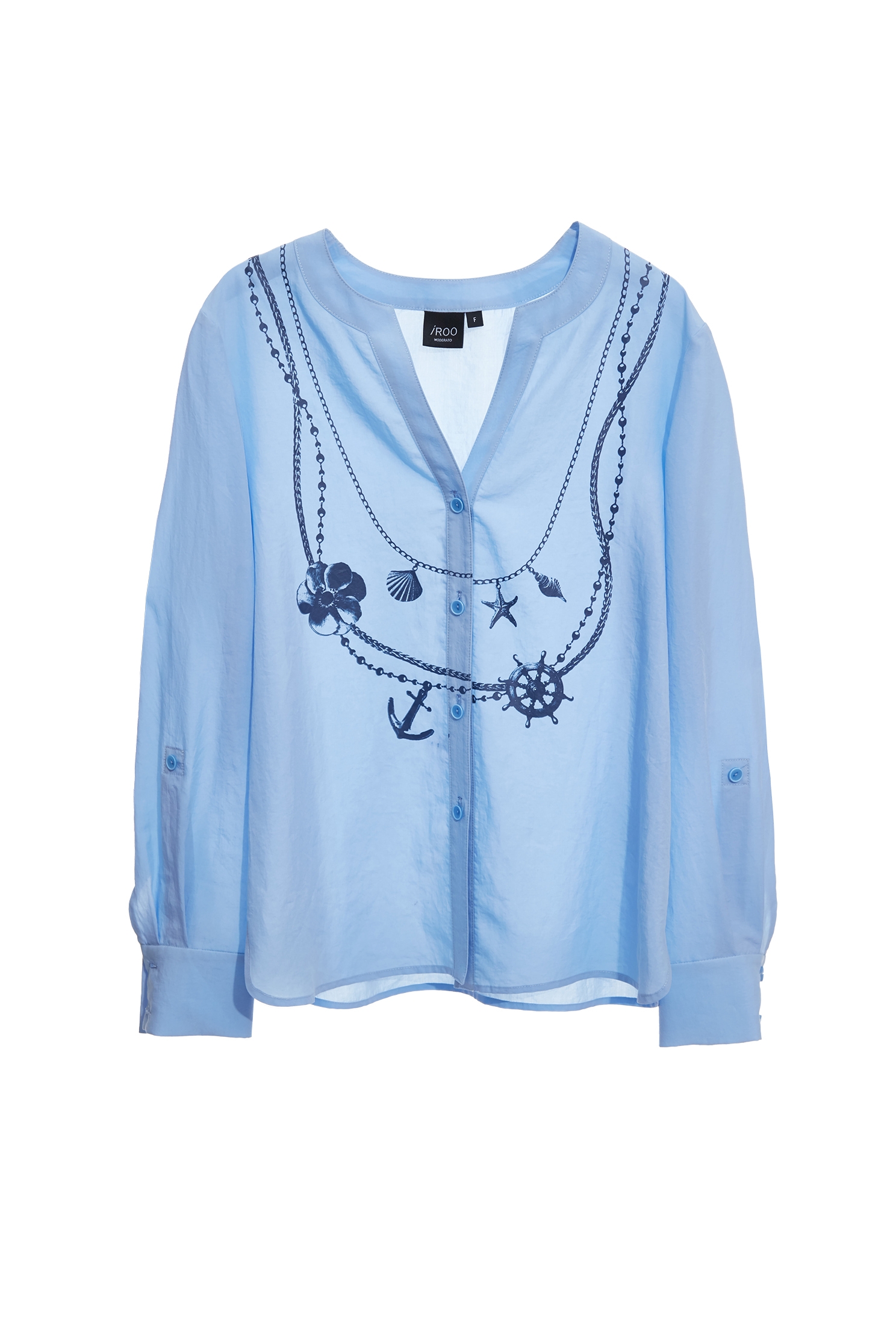 Graphic Print Long Sleeve BlouseGraphic Print Long Sleeve Blouse,Tops,Season (SS) Look,Blouses