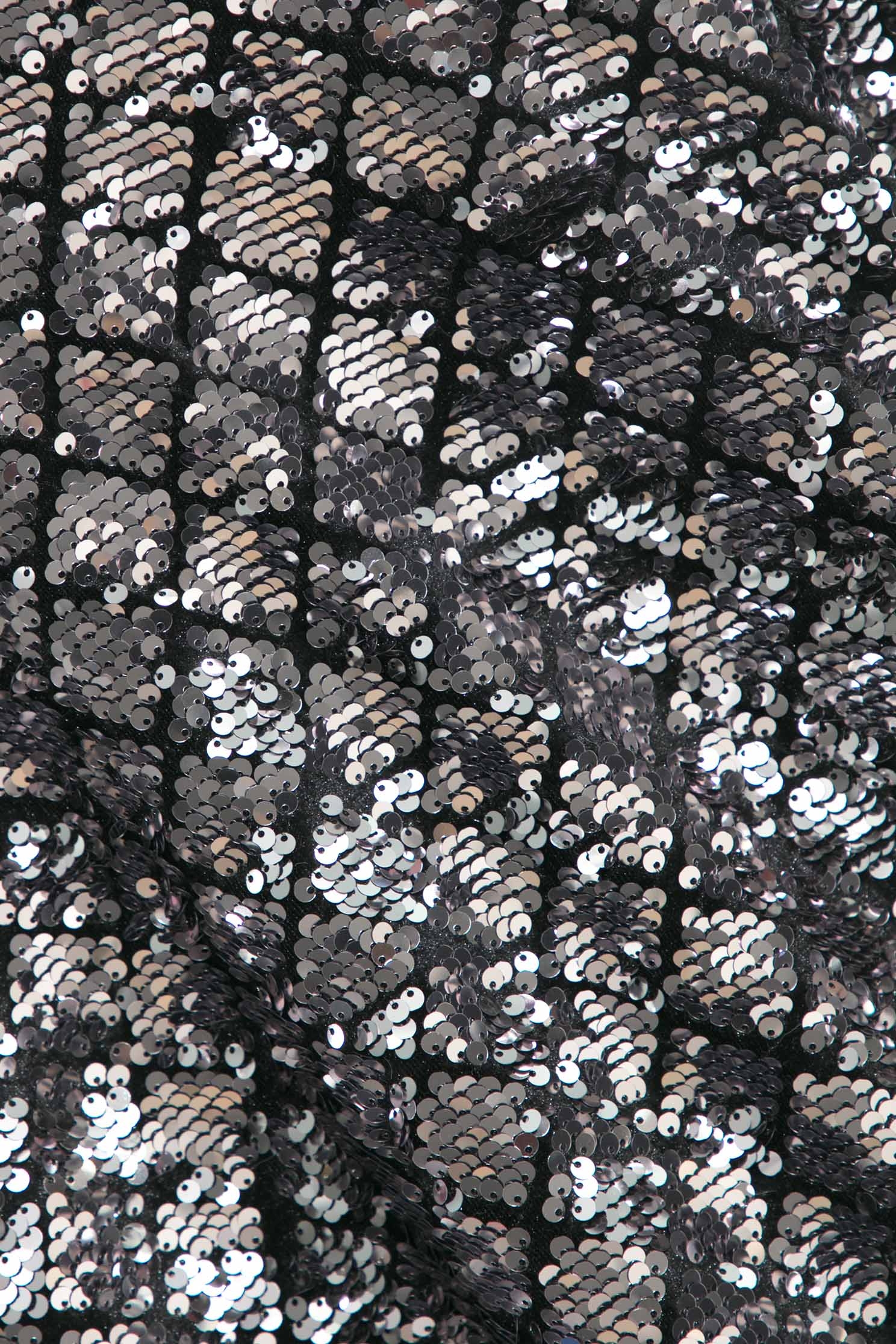 V-Neck Sequin TopChecked sequin top,Tops,Party Looks,Season (AW) Look