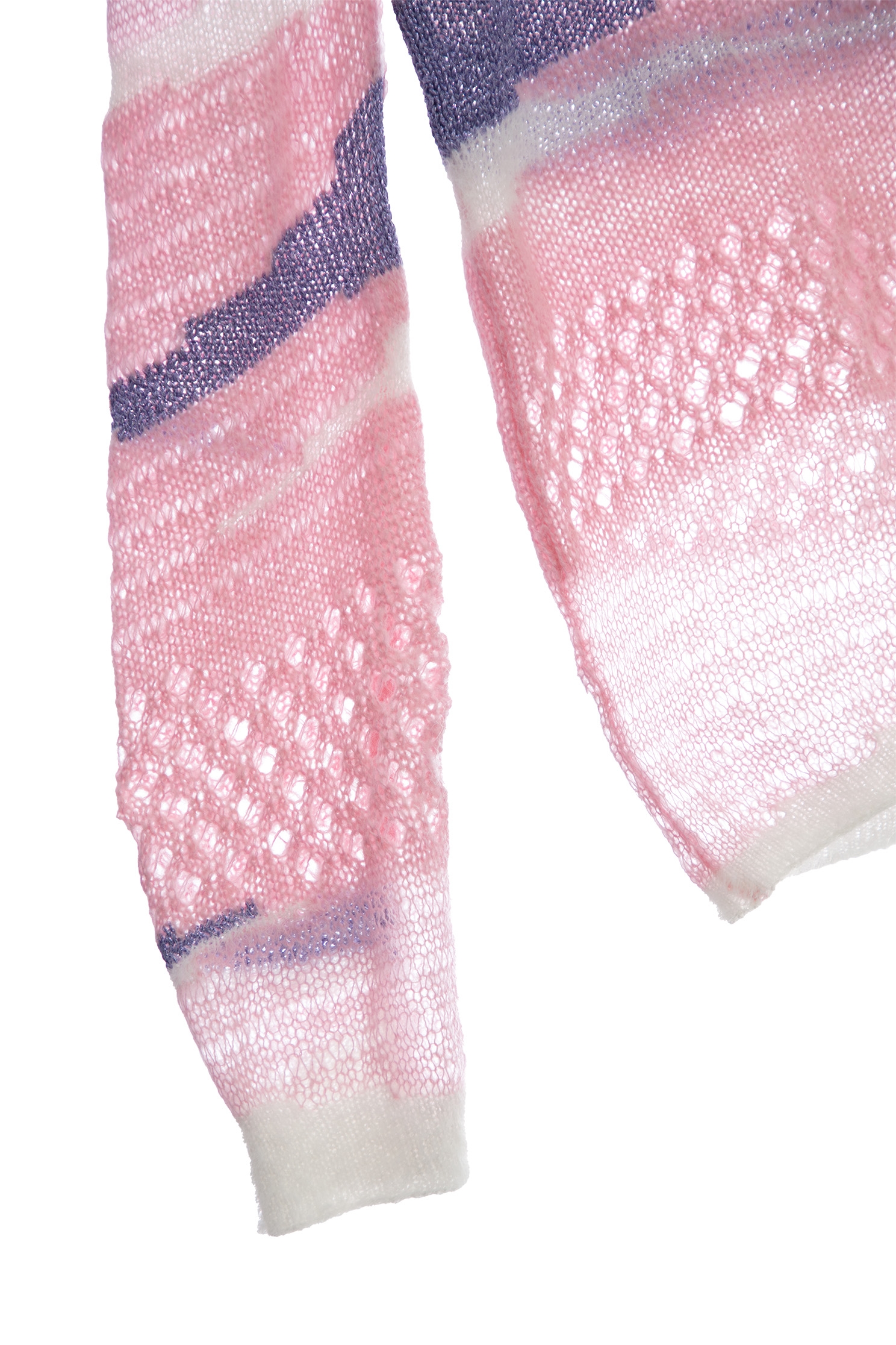 Contrast Streaks Knit TopContrast Streaks Knit Top,Tops,Season (AW) Look,Knitted,Knitted tops