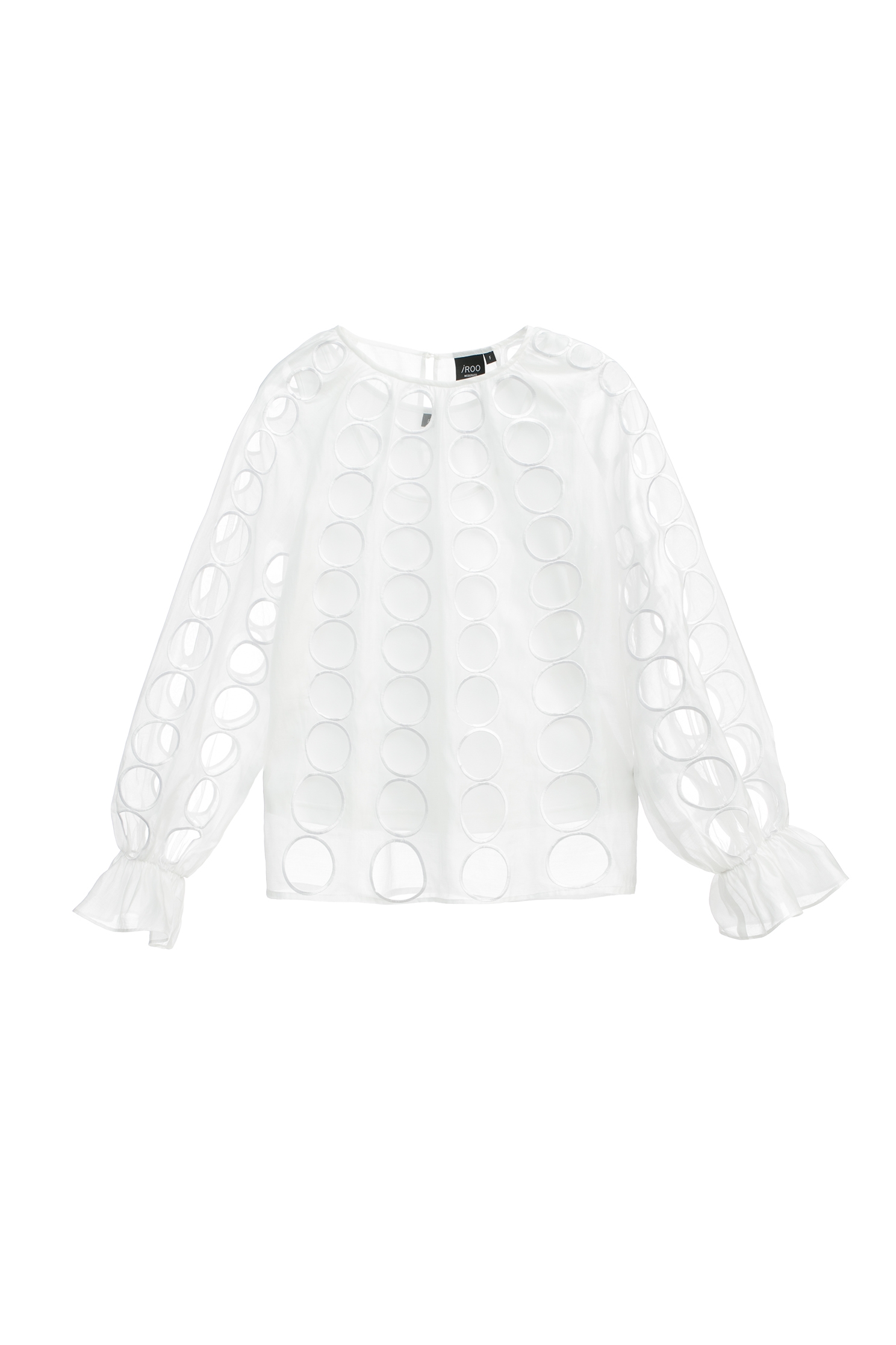 Hollow Out Detail Long Sleeve TopHollow Out Detail Long Sleeve Top,Tops,Under shirts,Season (SS) Look,Embroidered