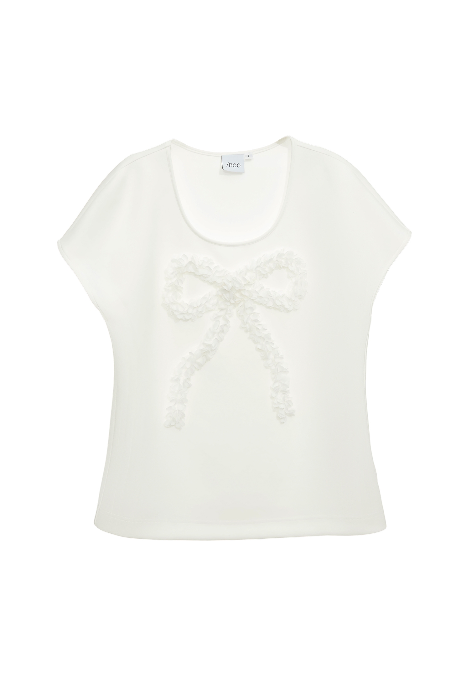 Bow Detail Short Sleeve TeeBow Detail Short Sleeve Tee,T-shirts,Tops,Season (SS) Look,Valentine,bows