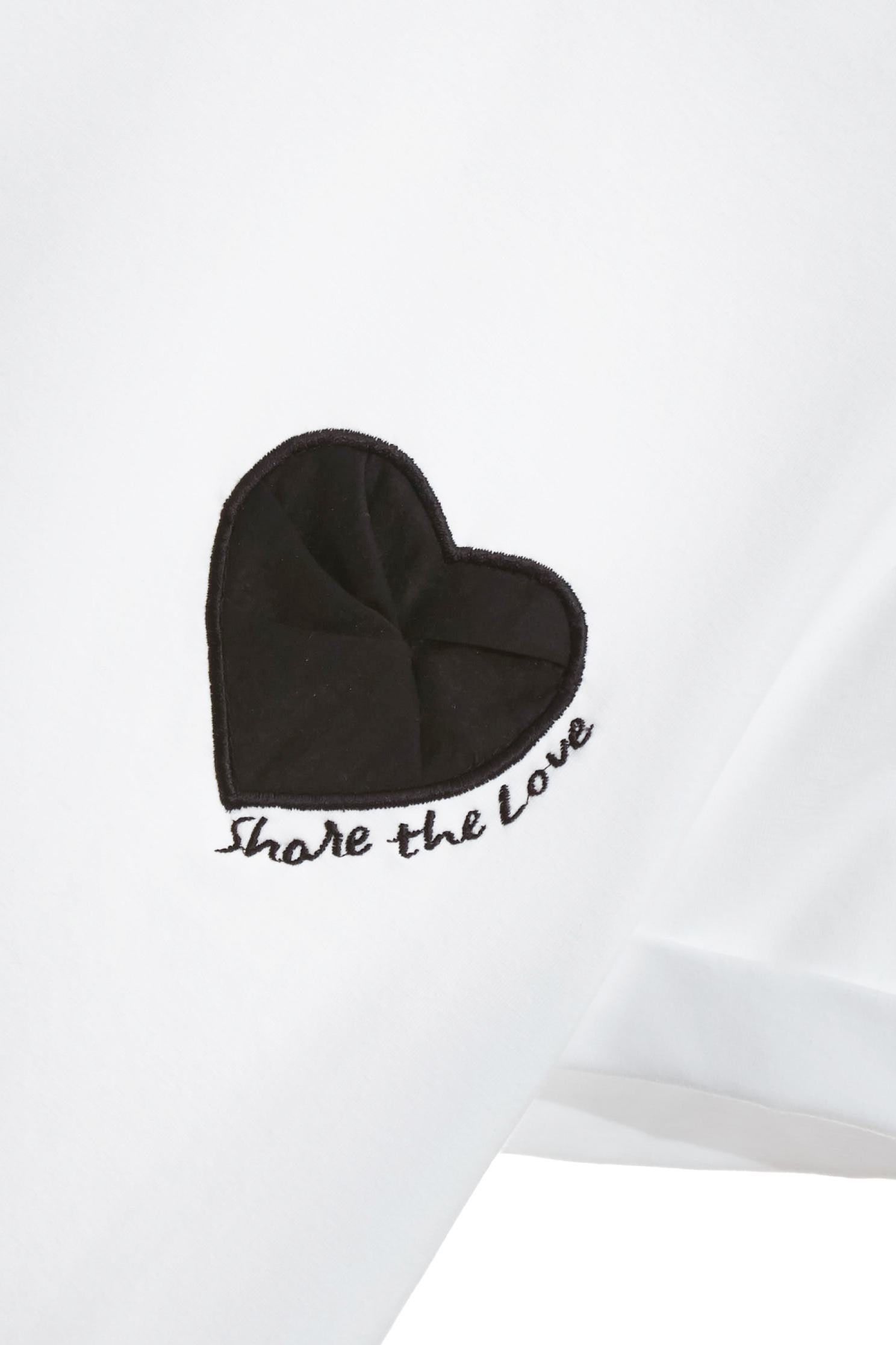 Folded Heart Logo Short Sleeve TeeFolded Heart Logo Short Sleeve Tee,Tops,Season (SS) Look,Embroidered