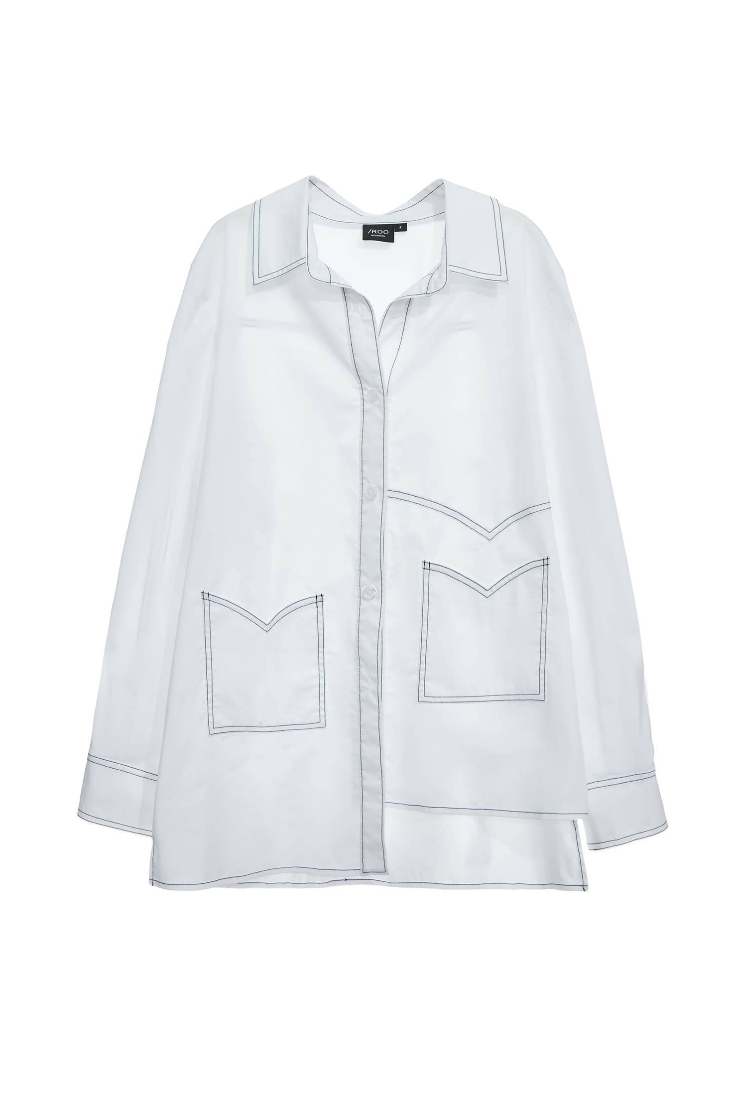 Stitching Detail Long Sleeve BlouseStitching Detail Long Sleeve Blouse,Office Looks,Season (SS) Look,Blouses,Urban Fashion,Long shirts