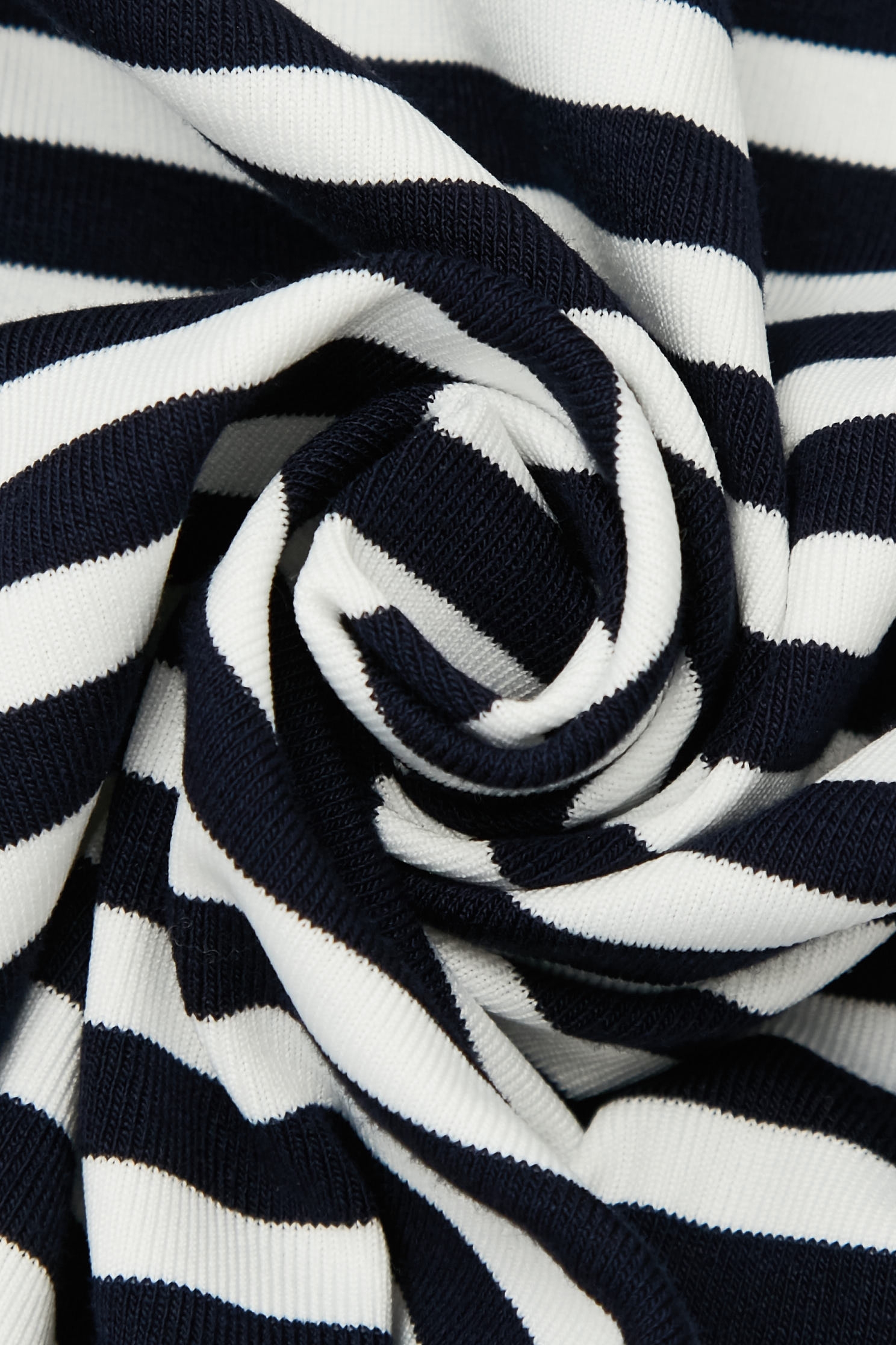 Navy Stripe R Logo TeeNavy Stripe R Logo Tee,U-Neck T shirts,Tops,Season (SS) Look,Stripe,Valentine