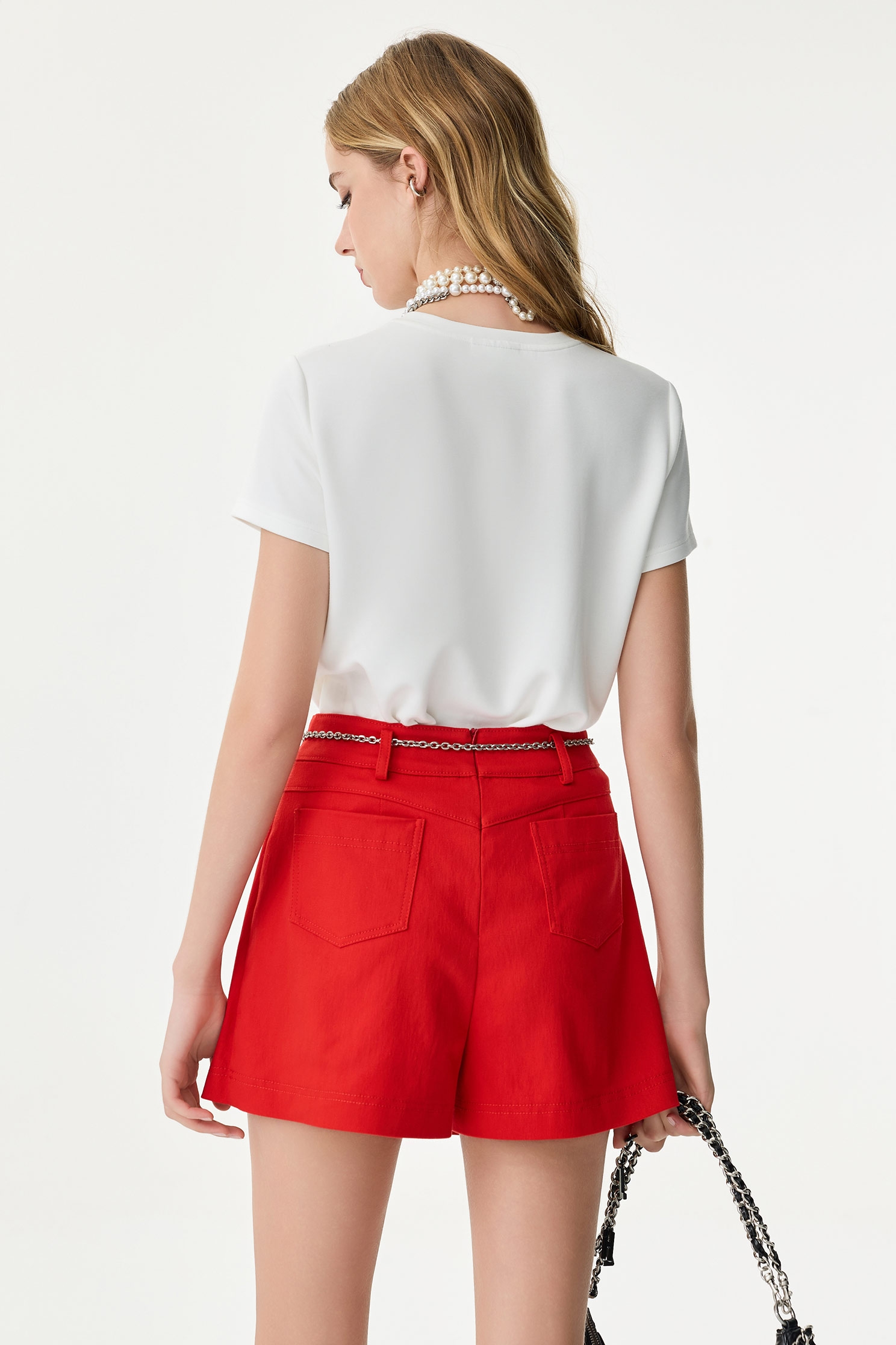 Anchor Graphic Print Short Sleeve TeeAnchor Graphic Print Short Sleeve Tee,Tops,Season (SS) Look,White tops