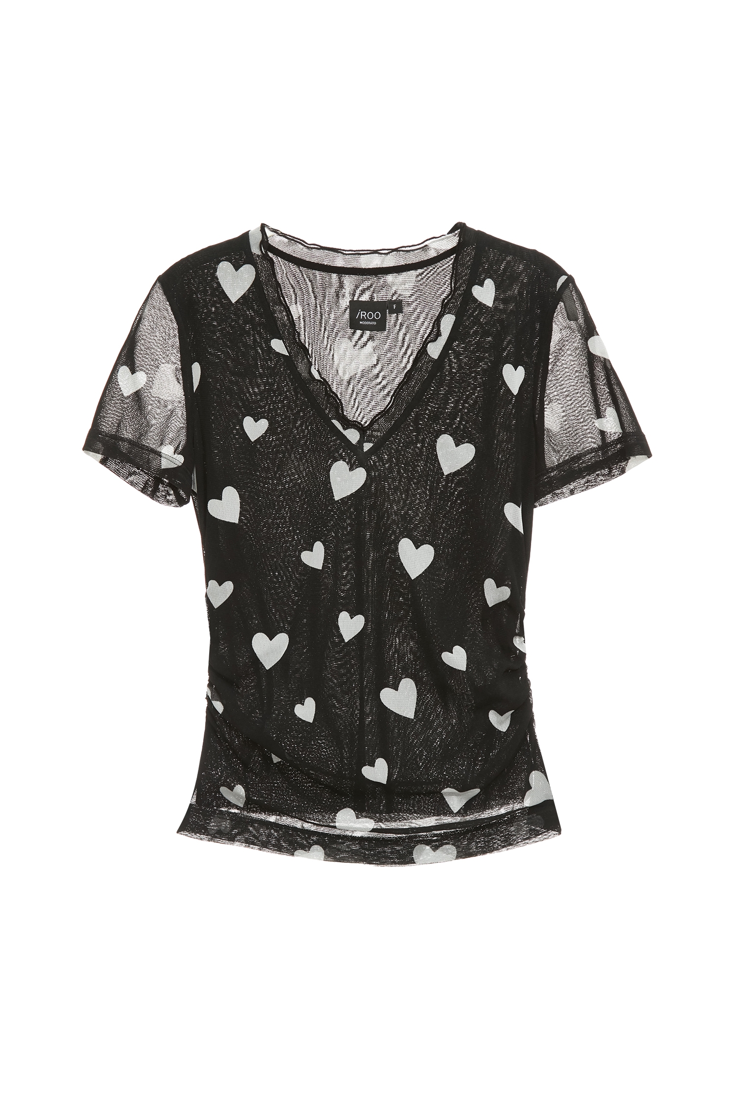 Heart Print Short Sleeve TopHeart Print Short Sleeve Top,Tops