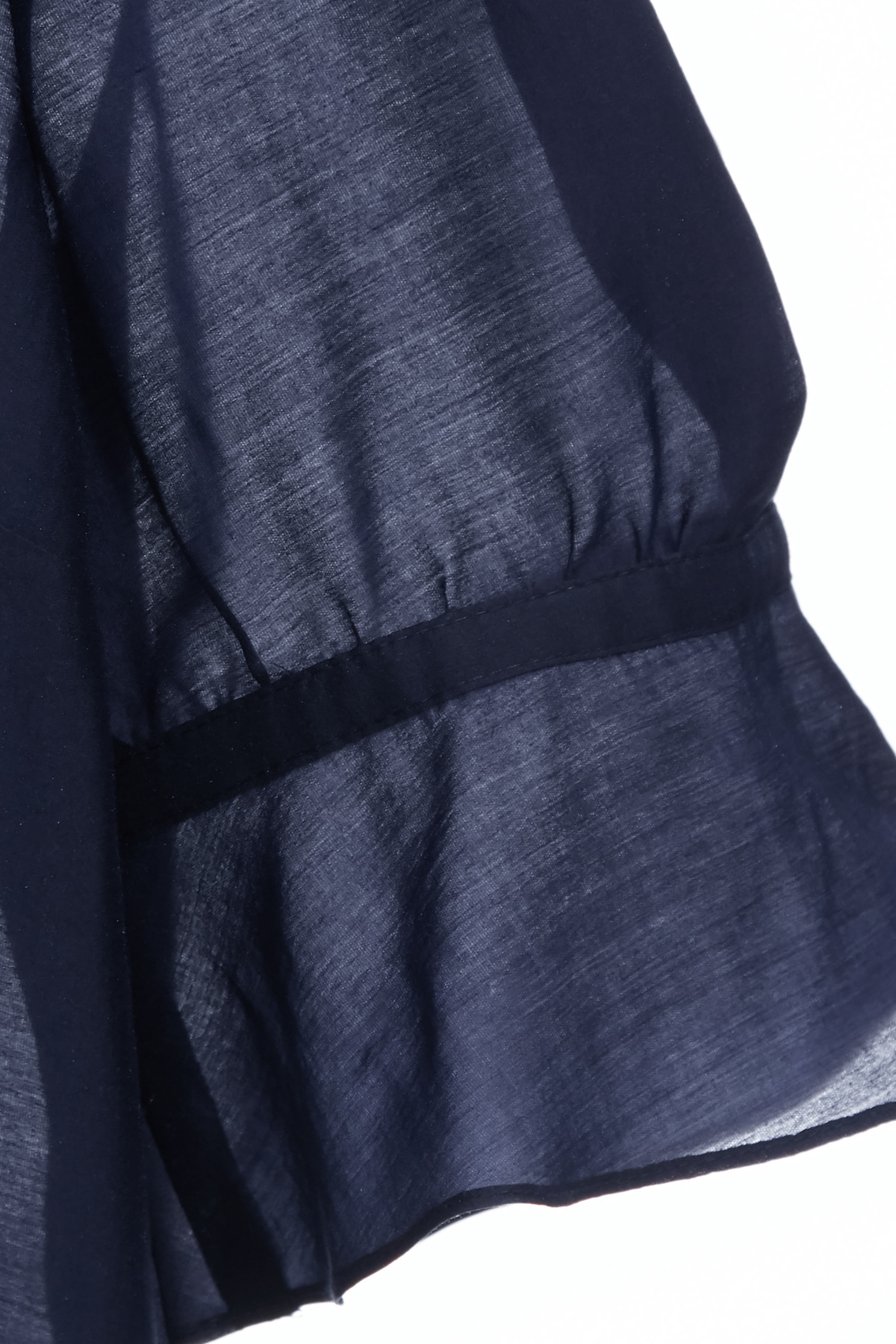 Scarf Collar Navy TopScarf Collar Navy Top,Tops,Season (SS) Look