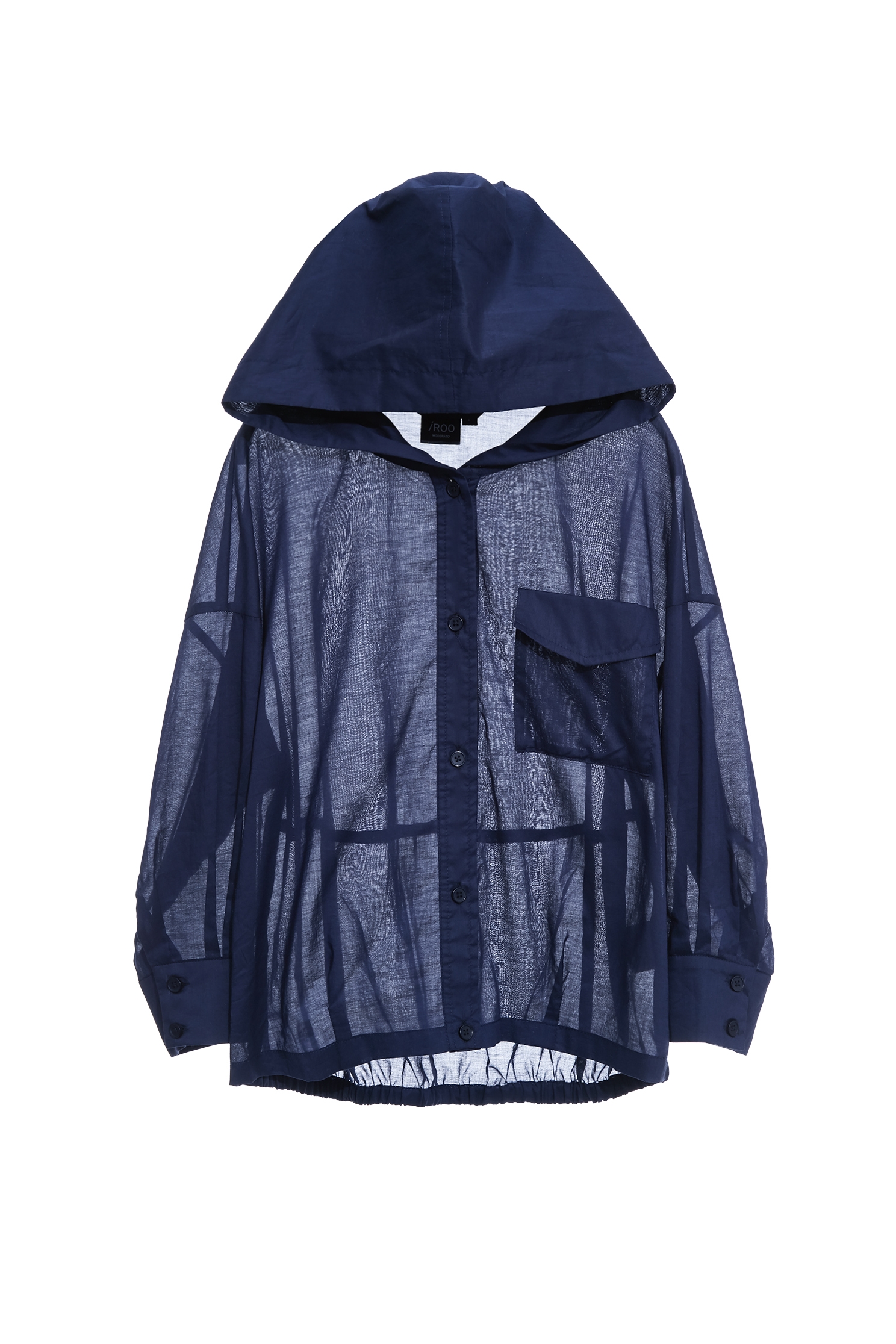 Patch Pocket Hoodie Navy BlousePatch Pocket Hoodie Navy Blouse,Jackets,Tops,Outerwear,Season (SS) Look,Blouses
