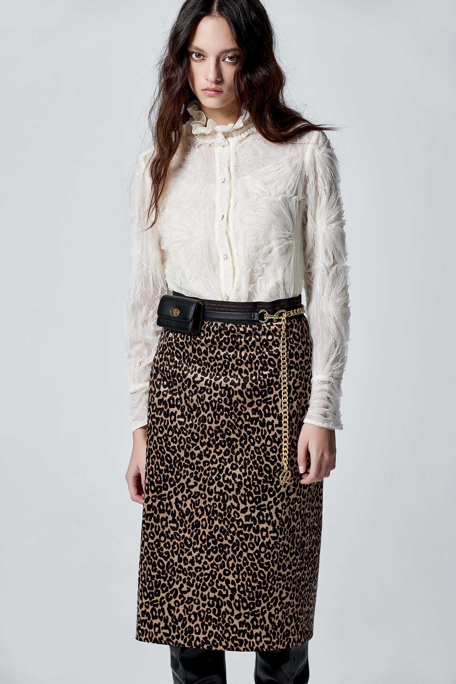 Ruffle Collar Mesh Lace TopRuffle Collar Mesh Lace Top,pearl,Season (AW) Look,Thin straps,sleeveless tops,Lace,Blouses