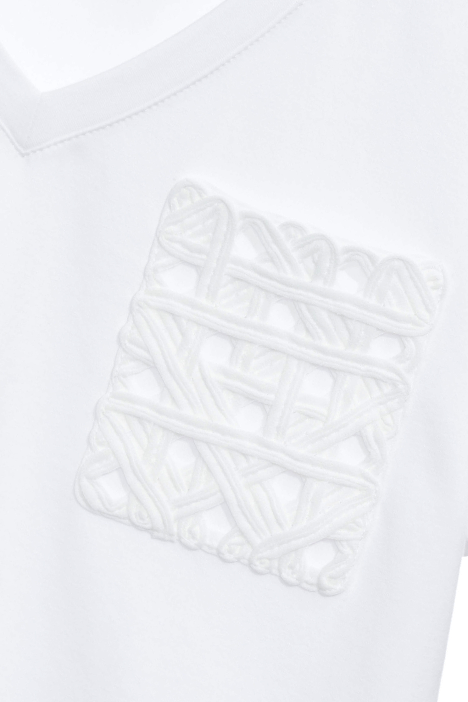 Weaved Pocket Detail Short Sleeve TeeWeaved Pocket Detail Short Sleeve Tee,T-shirts,Tops,Season (SS) Look,White tops,Cotton,Urban Fashion