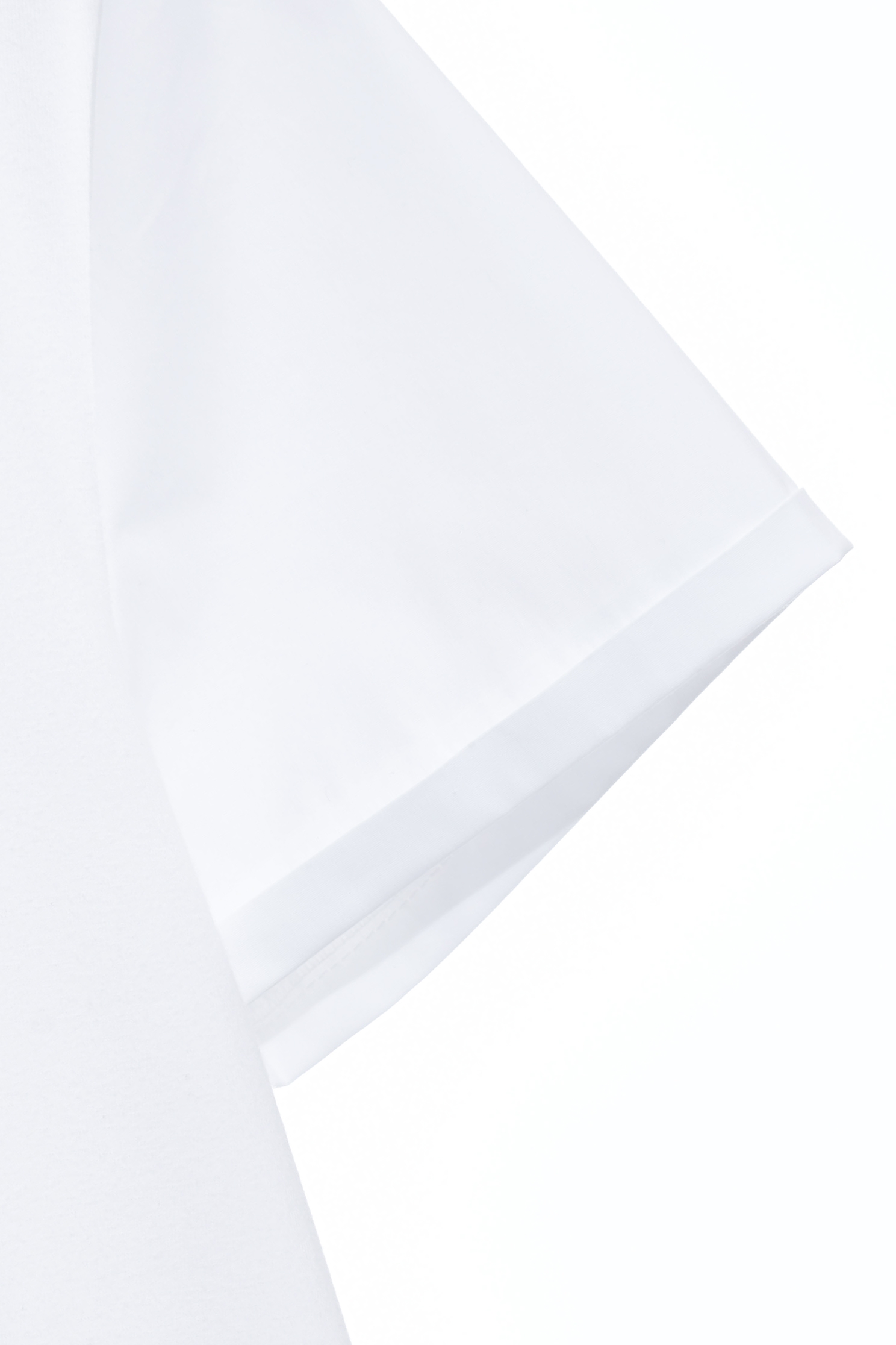 Blue Embroidery Logo Short Sleeve Tee,Tops,Embroidered,Season (SS) Look,White tops
