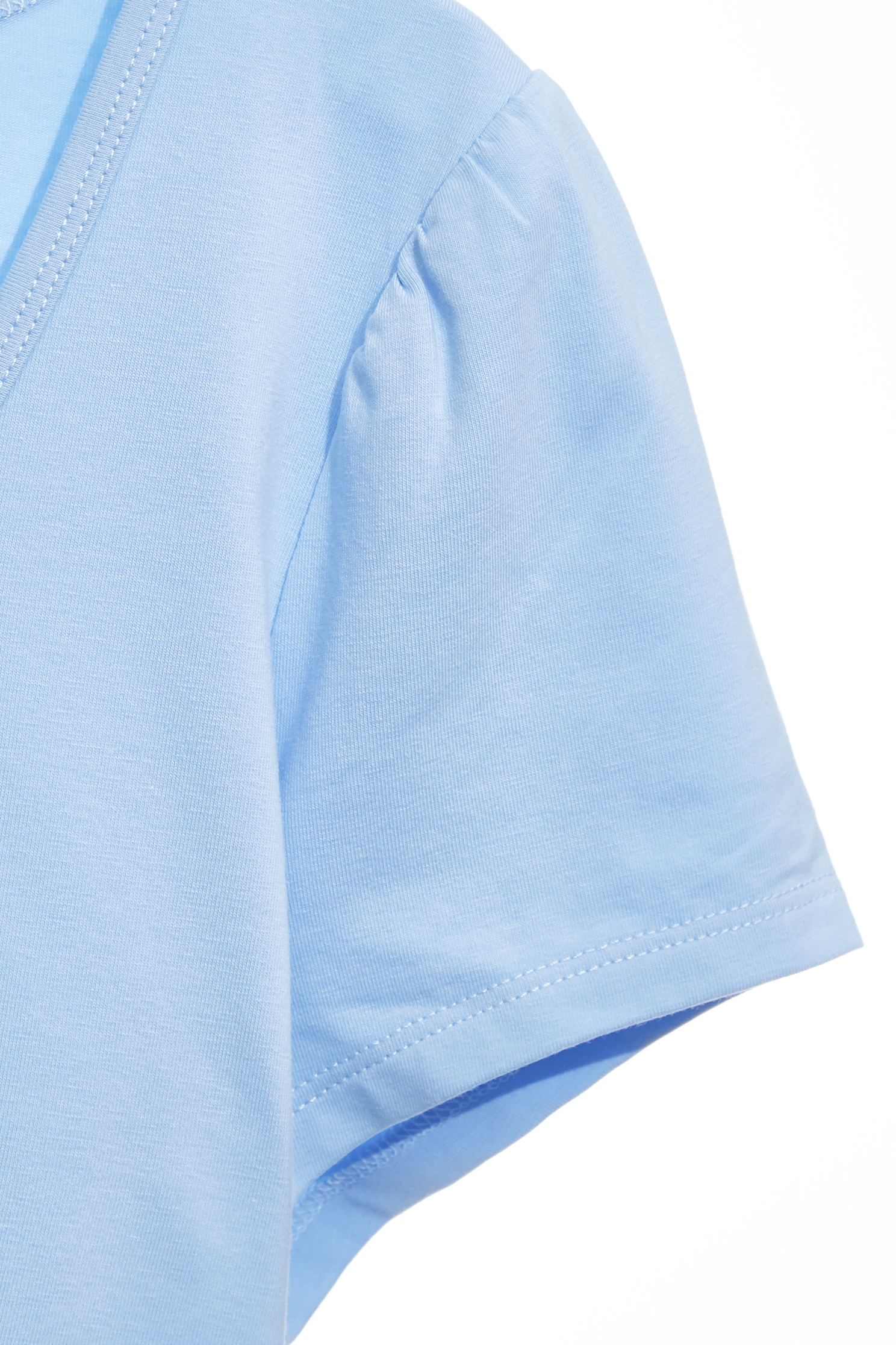 Jellyfish Short Sleeve Blue TeeJellyfish Short Sleeve Blue Tee,Tops,Season (SS) Look,Lace