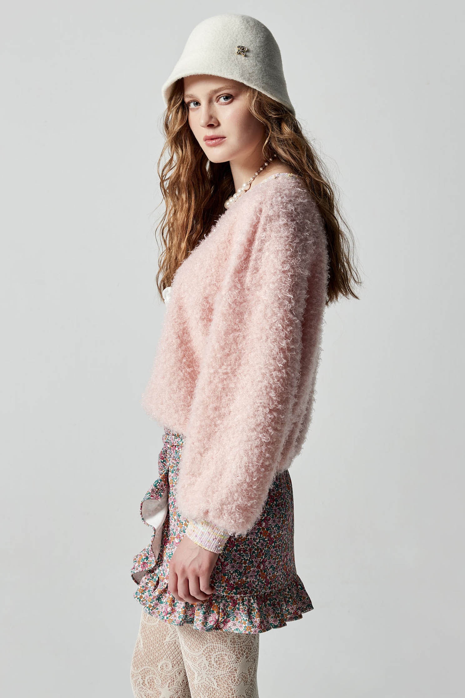 Long Sleeve Fuzzy Pink TopLong Sleeve Fuzzy Pink Top,Tops,Season (AW) Look