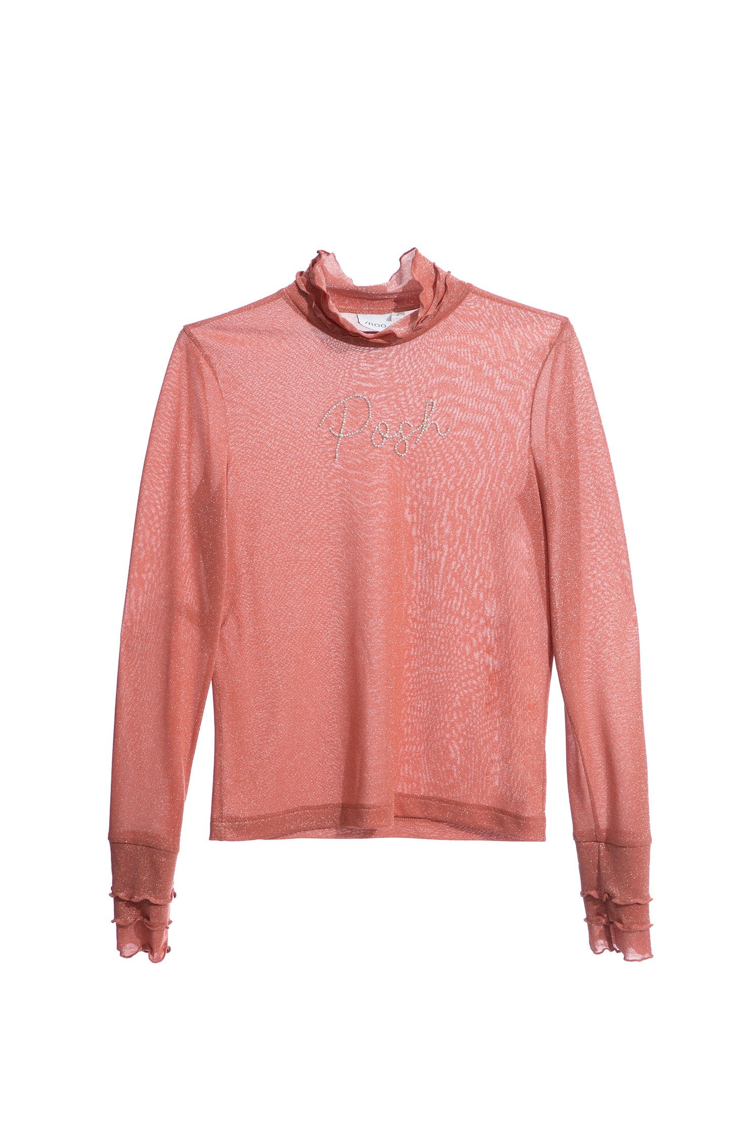 Lettuce Trim Mock Neck Long Sleeve TopLettuce Trim Mock Neck Long Sleeve Top,Tops,Under shirts,pearl,Season (AW) Look