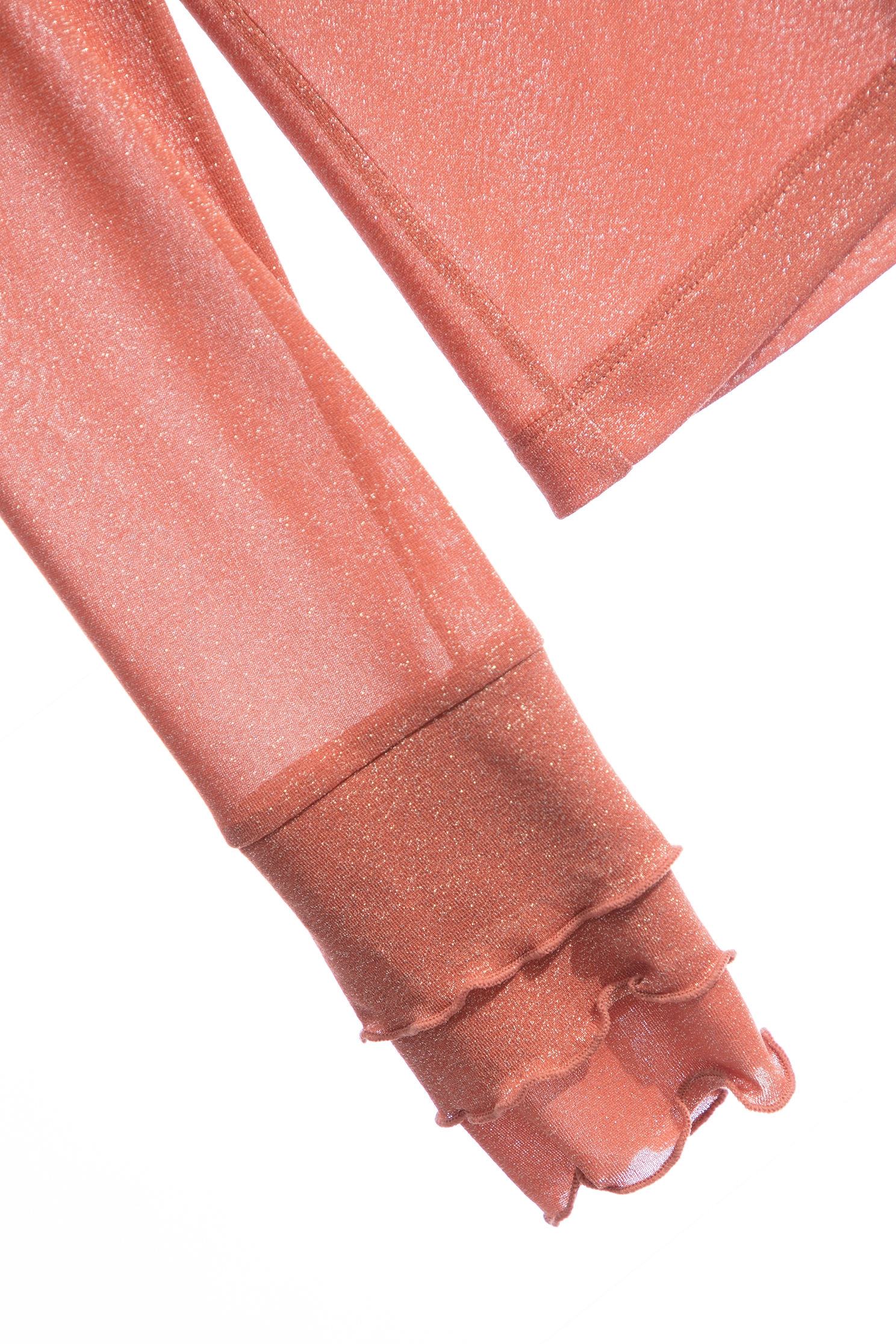 Lettuce Trim Mock Neck Long Sleeve TopLettuce Trim Mock Neck Long Sleeve Top,Tops,Under shirts,pearl,Season (AW) Look