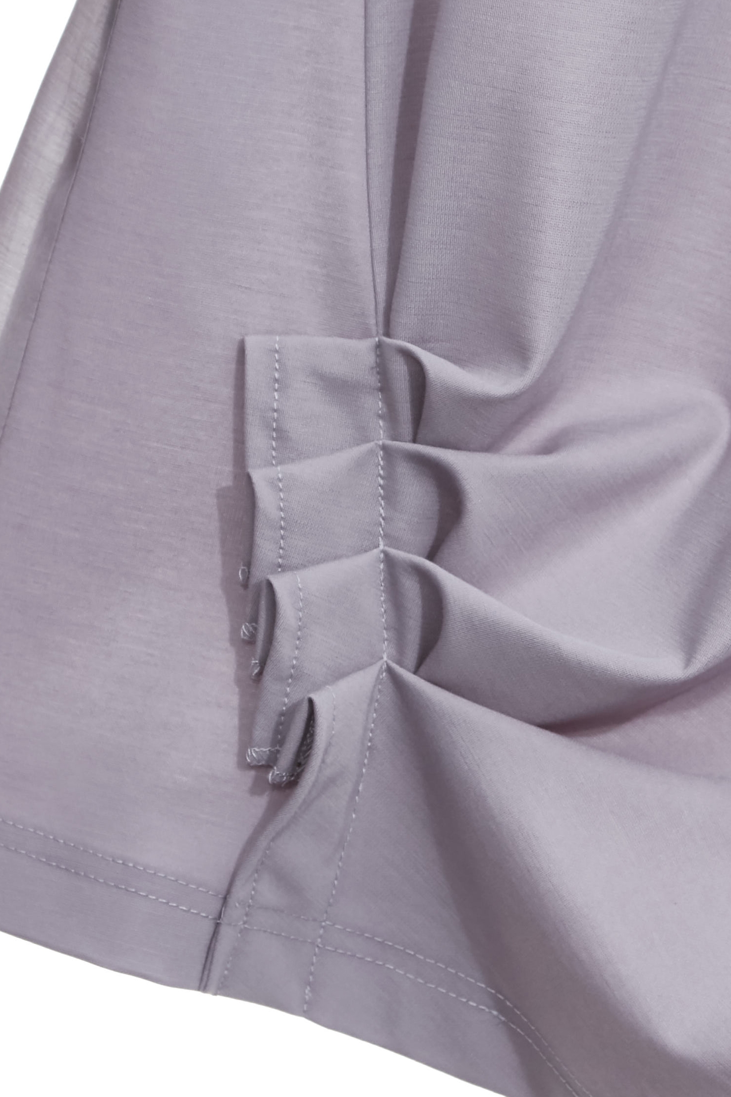 Gathered Pleated Detail Grey TopGathered Pleated Detail Grey Top,T-shirts,Season (SS) Look,Blouses,upperclass