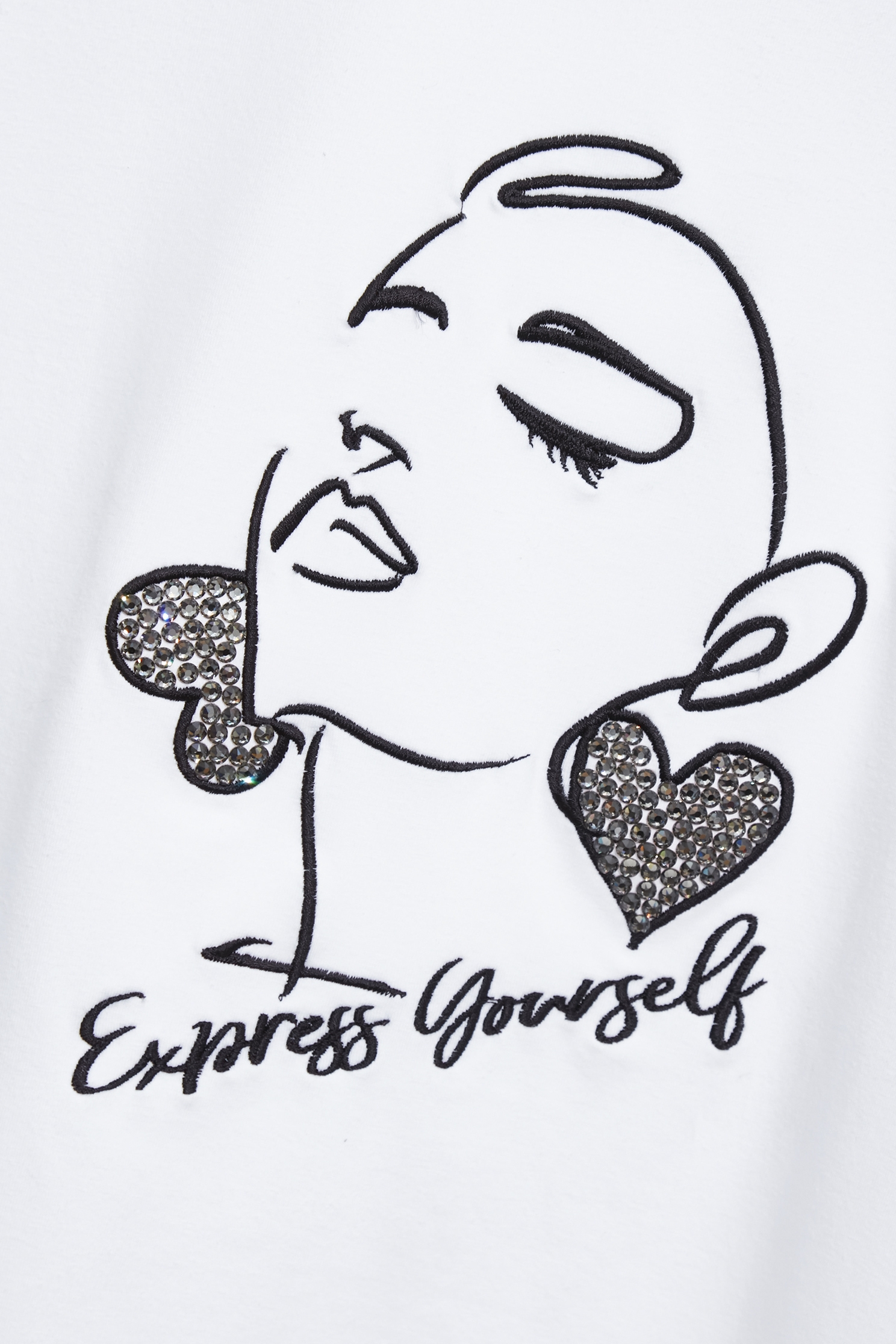 Figure Graphic Short Sleeve TeeFigure Graphic Short Sleeve Tee,Tops,Season (SS) Look,White tops,Cotton,Embroidered