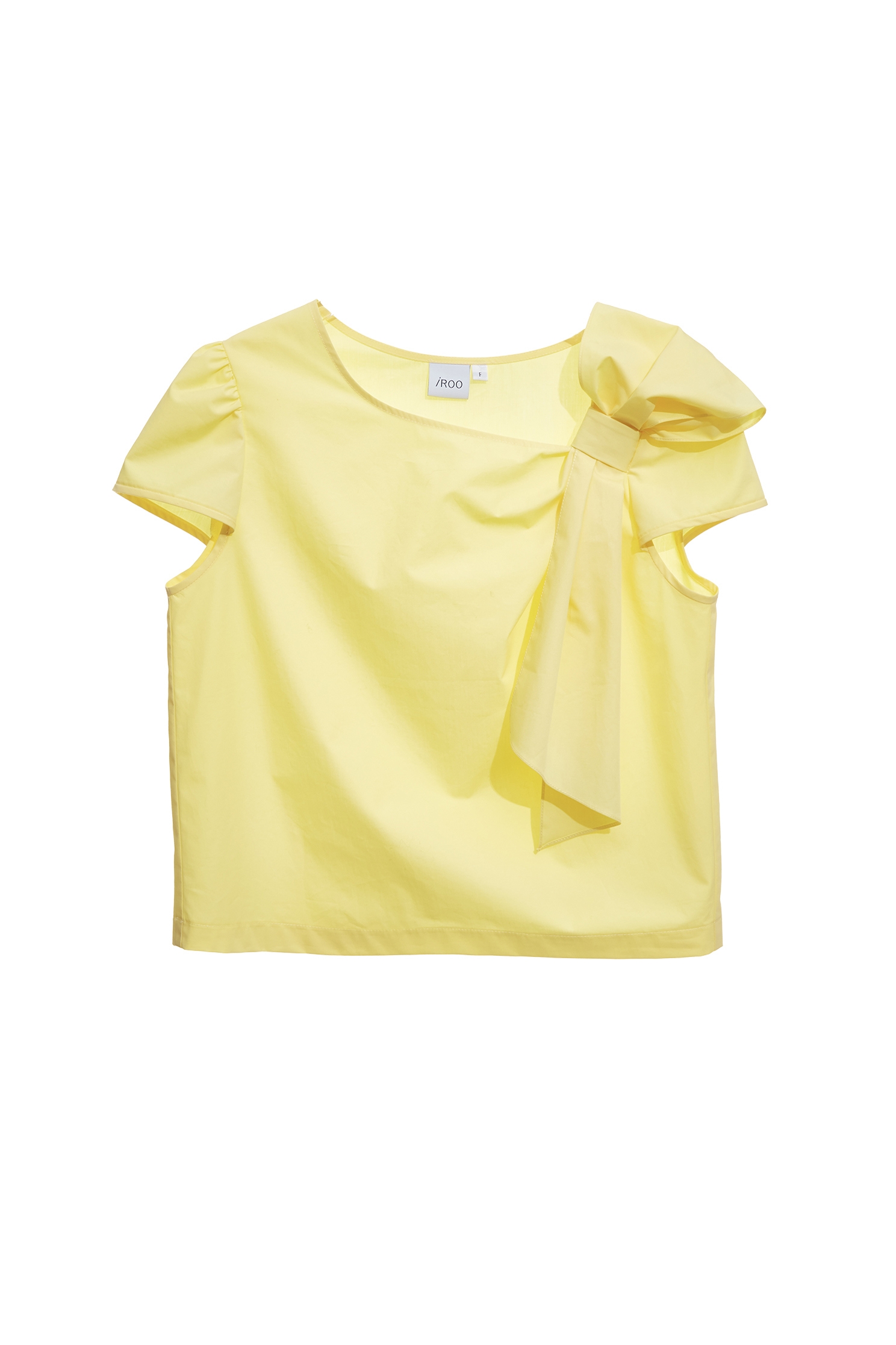 Bow Detail Yellow TopBow Detail Yellow Top,Tops,Season (SS) Look