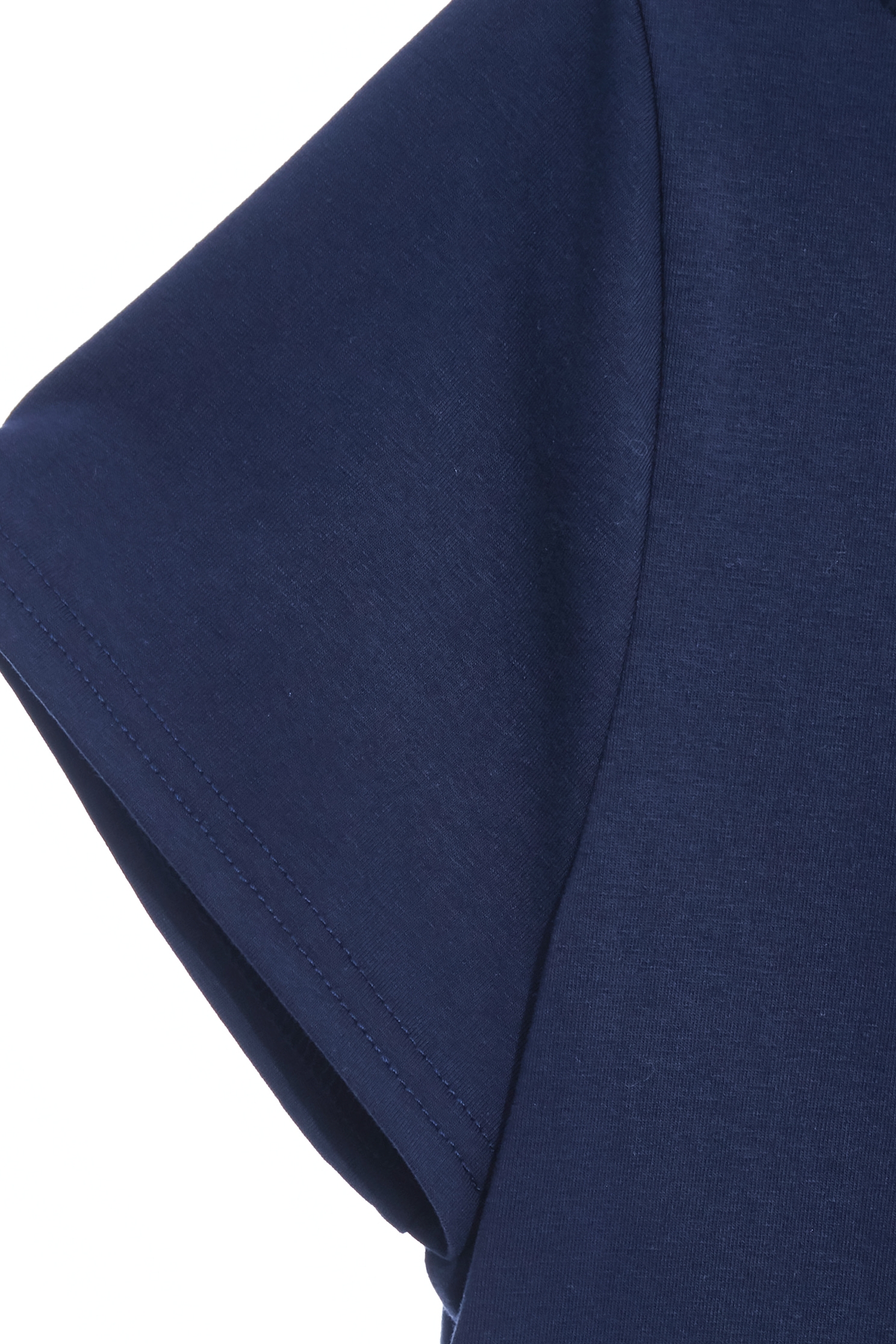 Heart Motif Navy TeeHeart Motif Navy Tee,Tops,Embroidered,Season (SS) Look,Cotton