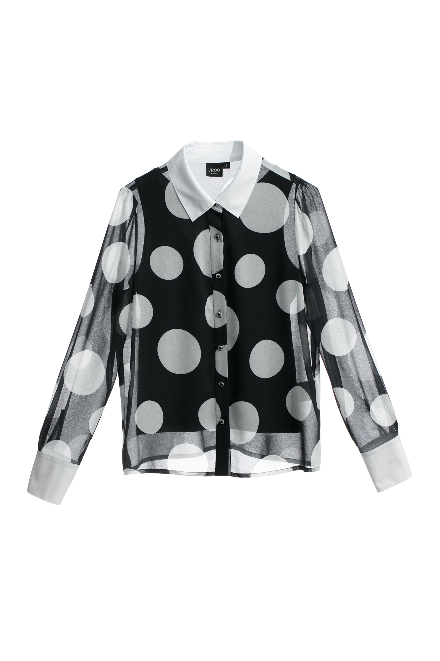 Polka Dot Chiffon BlousePolka Dot Chiffon Blouse,dotcollection,Season (AW) Look,Blouses,Chiffon