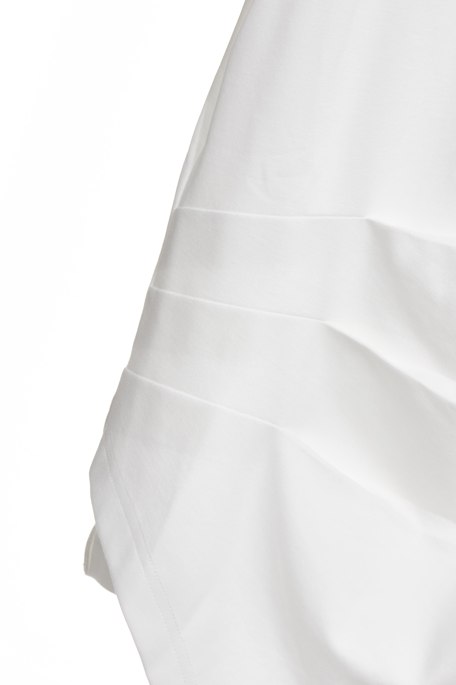 Asymmetric Hem Short Sleeve TeeAsymmetric Hem Short Sleeve Tee,Tops,pearl,White tops,Season (AW) Look