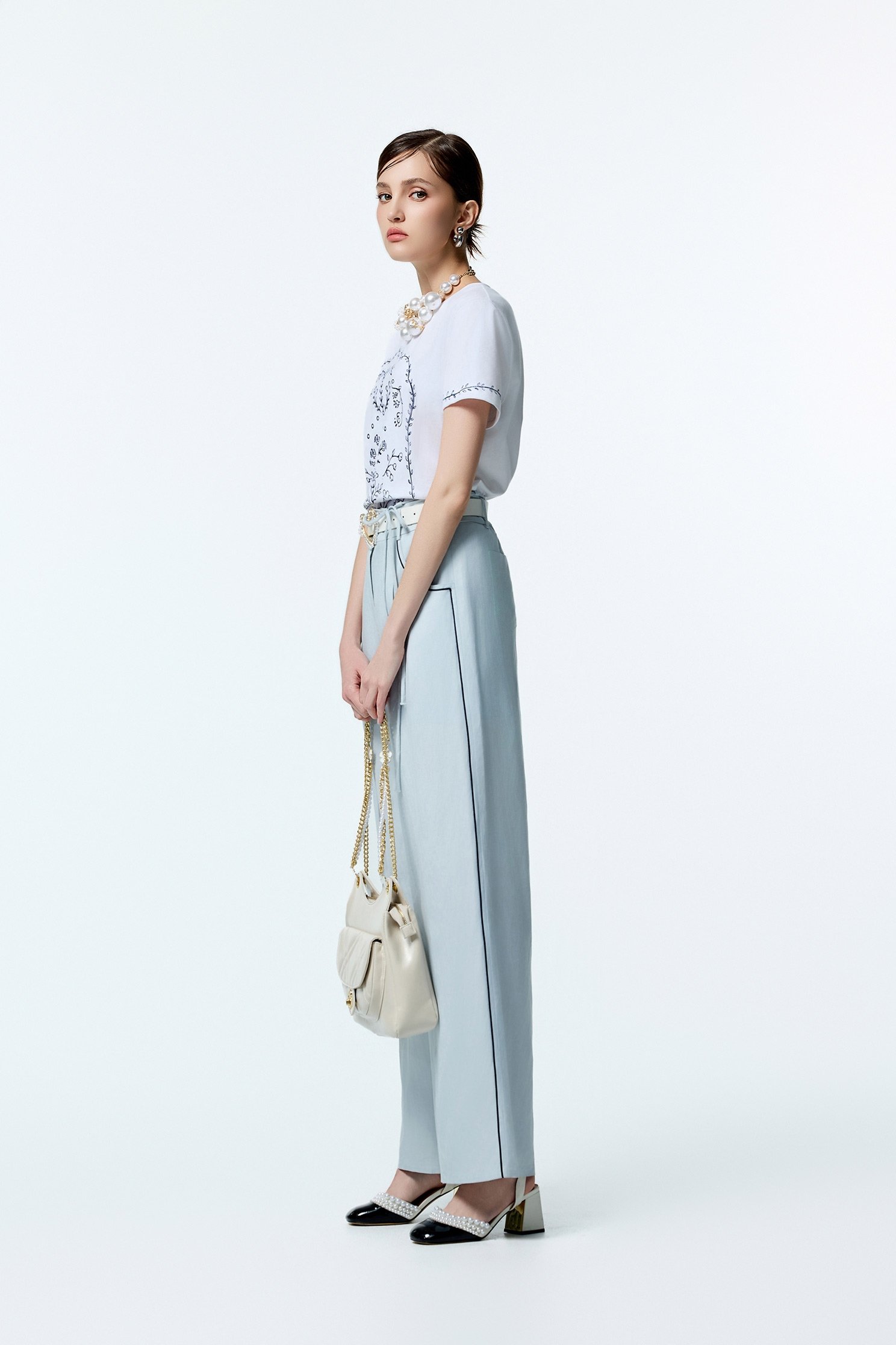 Front Graphic Short Sleeve TeeFront Graphic Short Sleeve Tee,T-shirts,T-shirts,Tops,Embroidered,Season (AW) Look,Valentine,Cotton