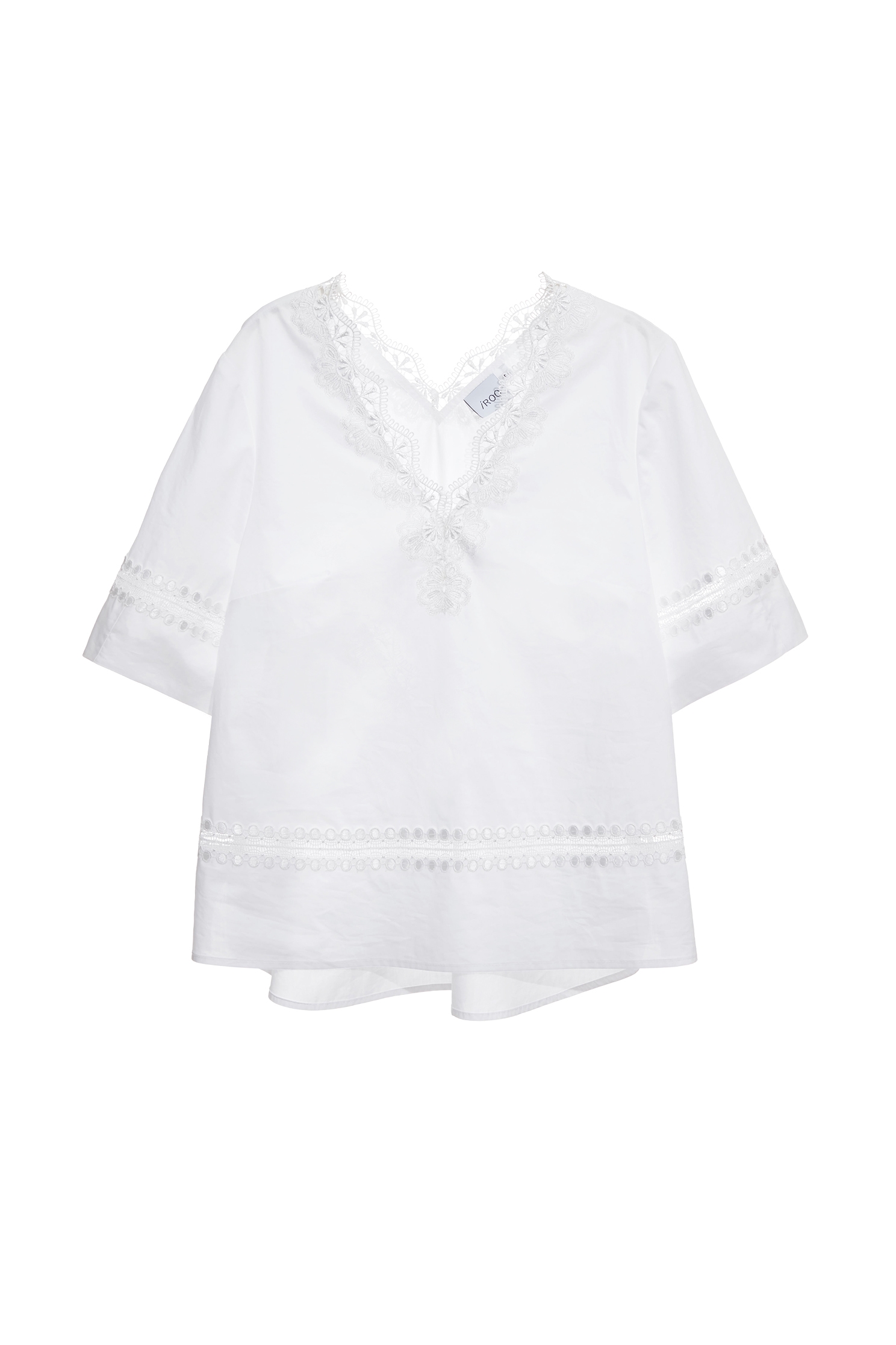 V-neck Lace Detail White TopV-neck Lace Detail White Top,V-Neck T shirts,Tops,Season (AW) Look,Valentine,Lace,Lace tops,upperclass