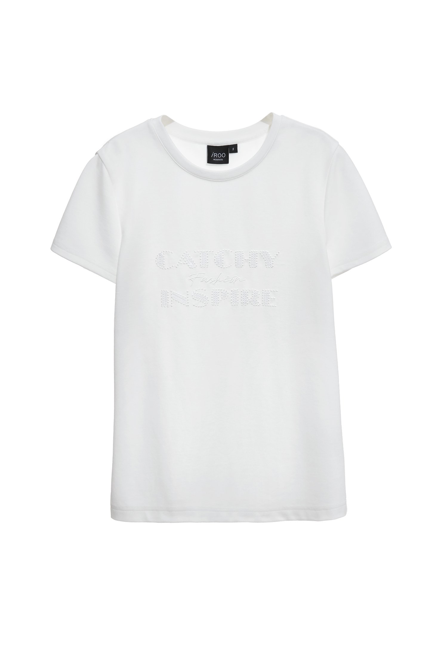 Front Slogan Short Sleeve TeeFront Slogan Short Sleeve Tee,Tops,White tops,Season (AW) Look