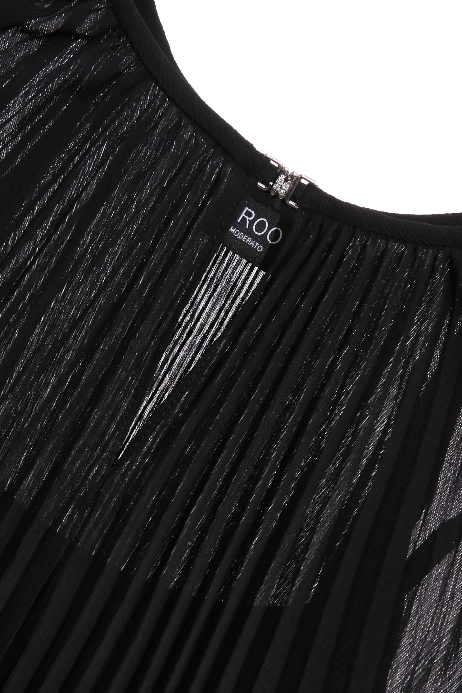 Black Pleated Detail Chiffon BlouseBlack Pleated Detail Chiffon Blouse,Tops,Under shirts,Season (AW) Look,Blouses,Chiffon,black tops