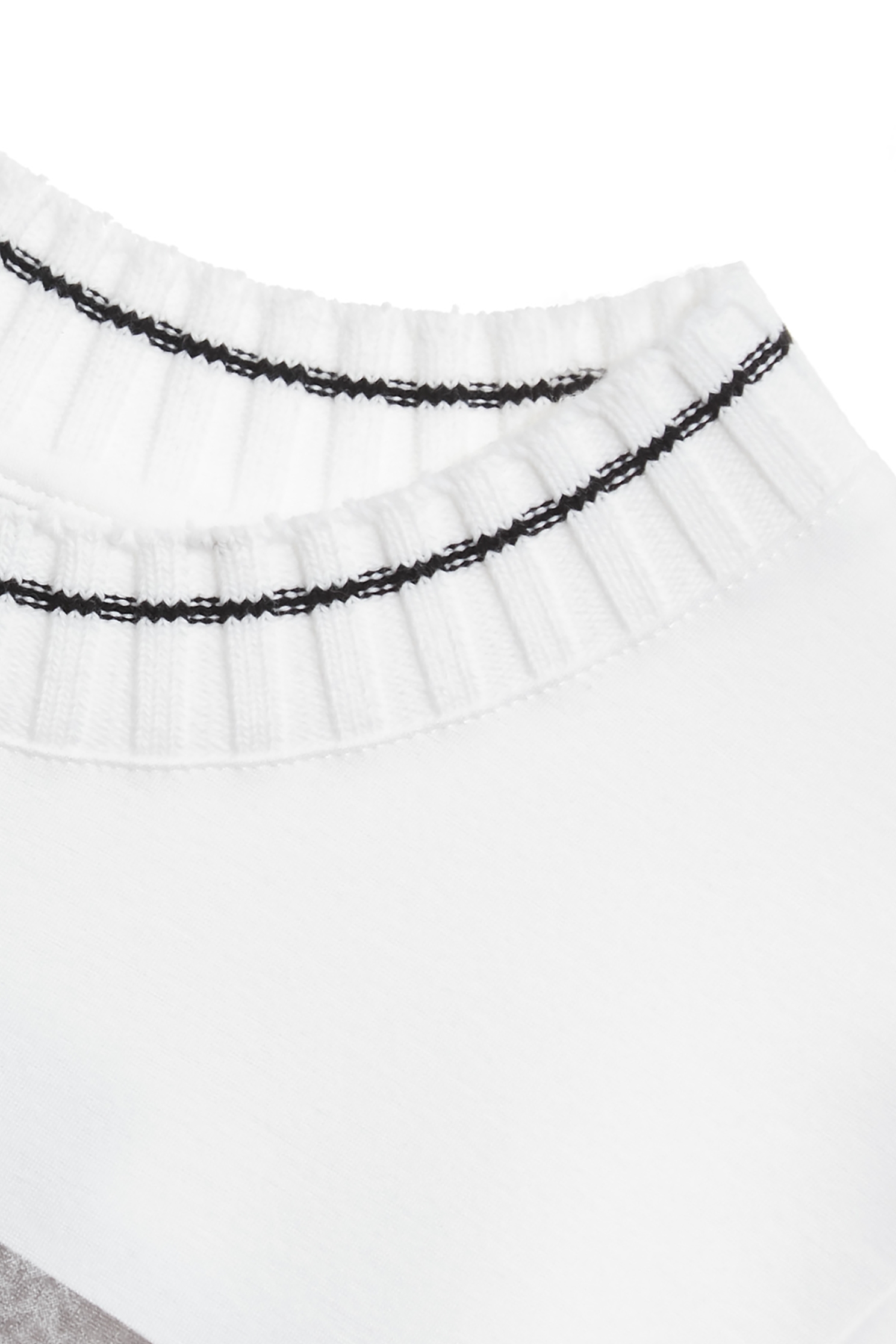 Pearl Detail Figure Graphic Print TeePearl Detail Figure Graphic Print Tee,Tops,Season (SS) Look,pearl,White tops