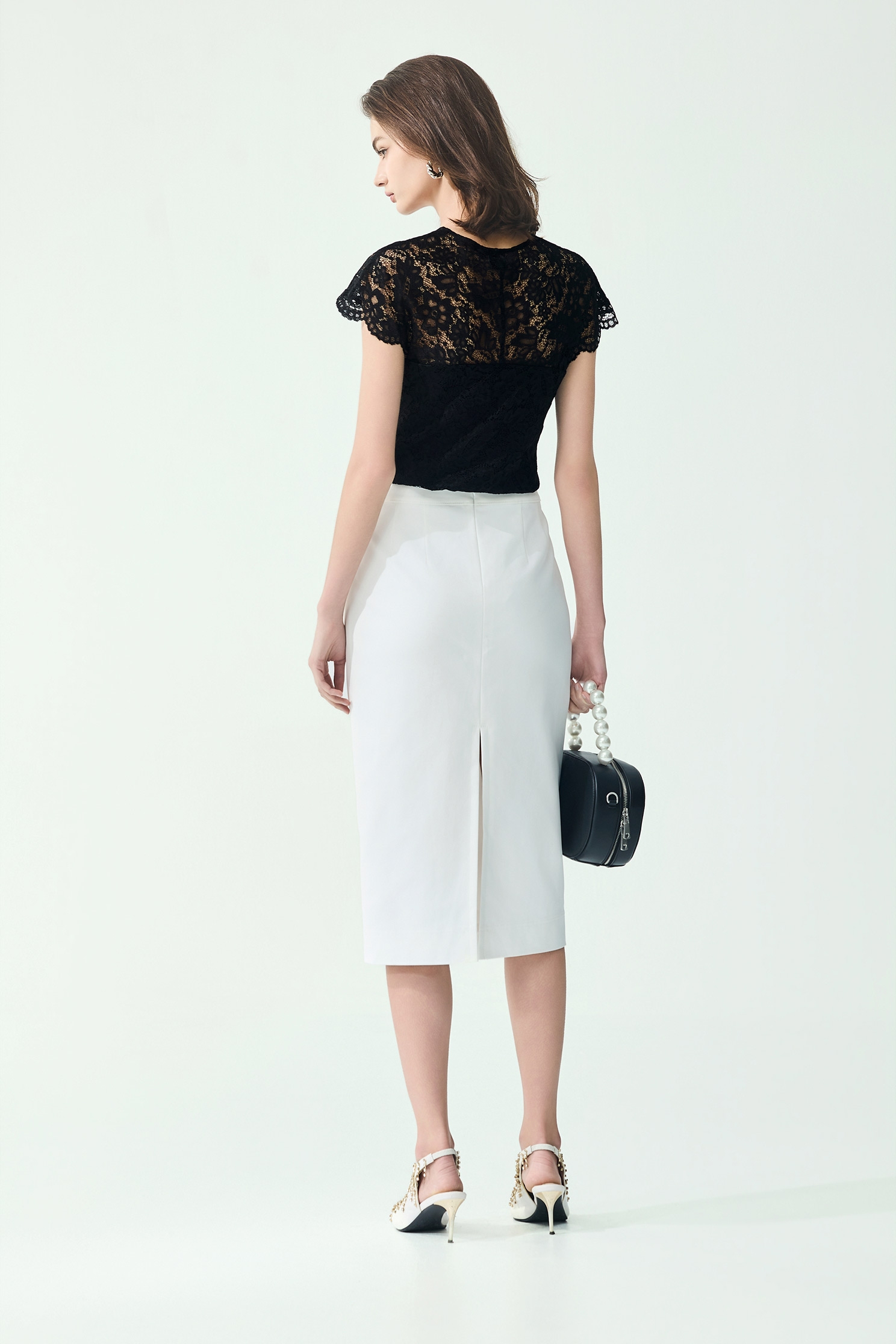Short Sleeve Lace TopShort Sleeve Lace Top,Tops,Season (SS) Look,Lace,black tops
