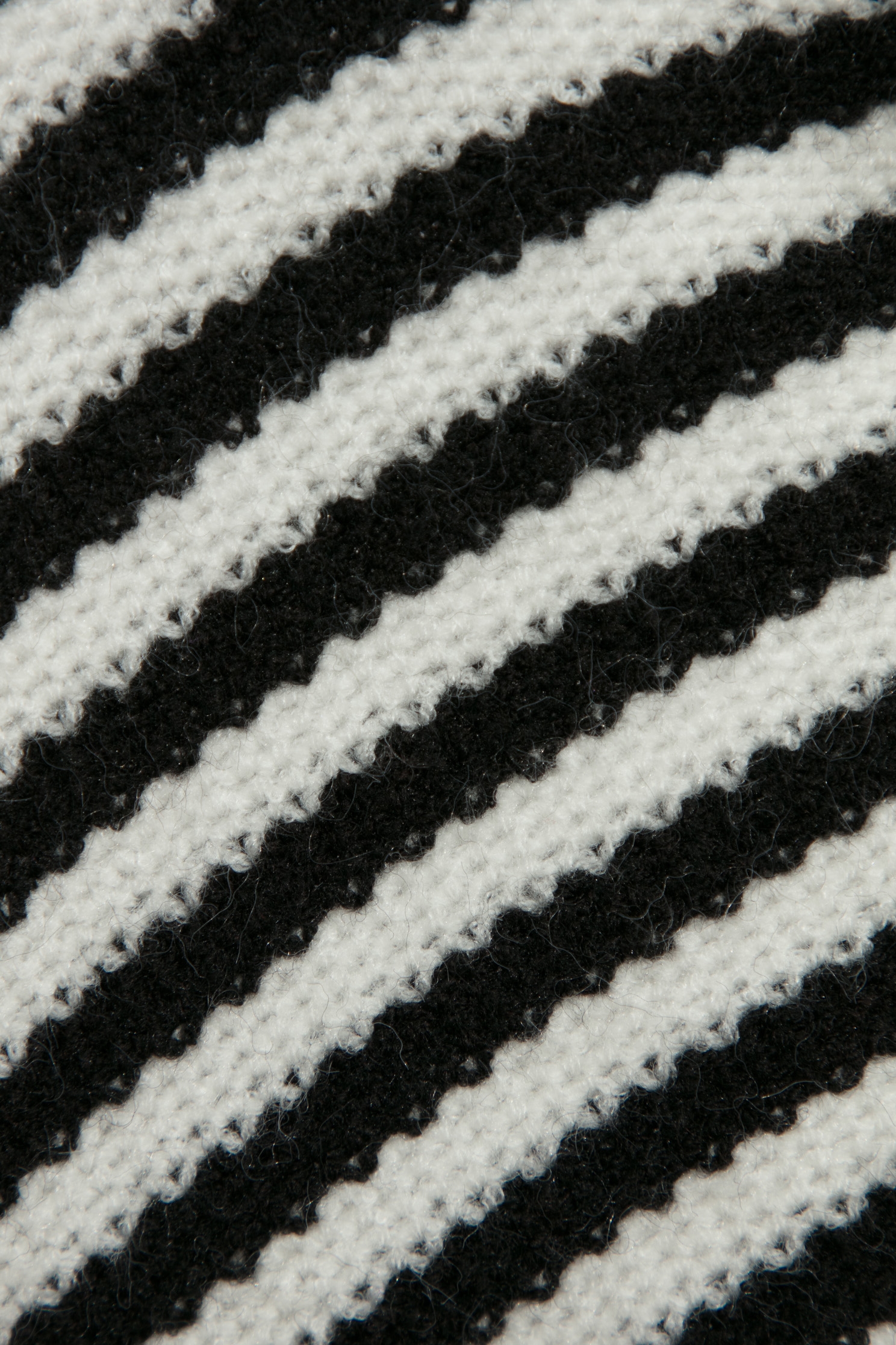 Black White Stripe Long Sleeve Knit TopBlack White Stripe Long Sleeve Knit Top,Tops,Knitted,Knitted tops