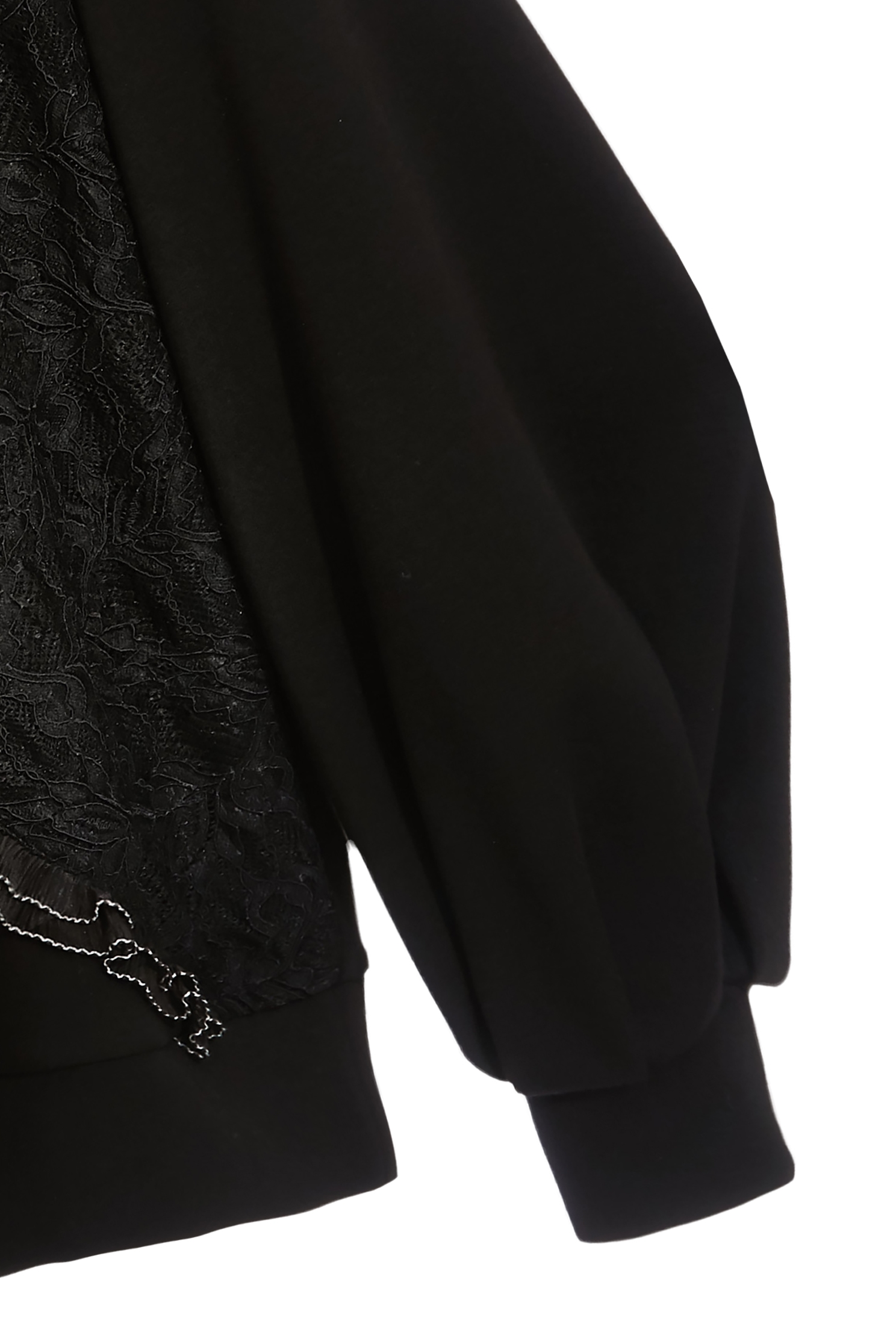 Long Sleeve Half Lace Heart TopLong Sleeve Half Lace Heart Top,Tops,Season (AW) Look,Lace