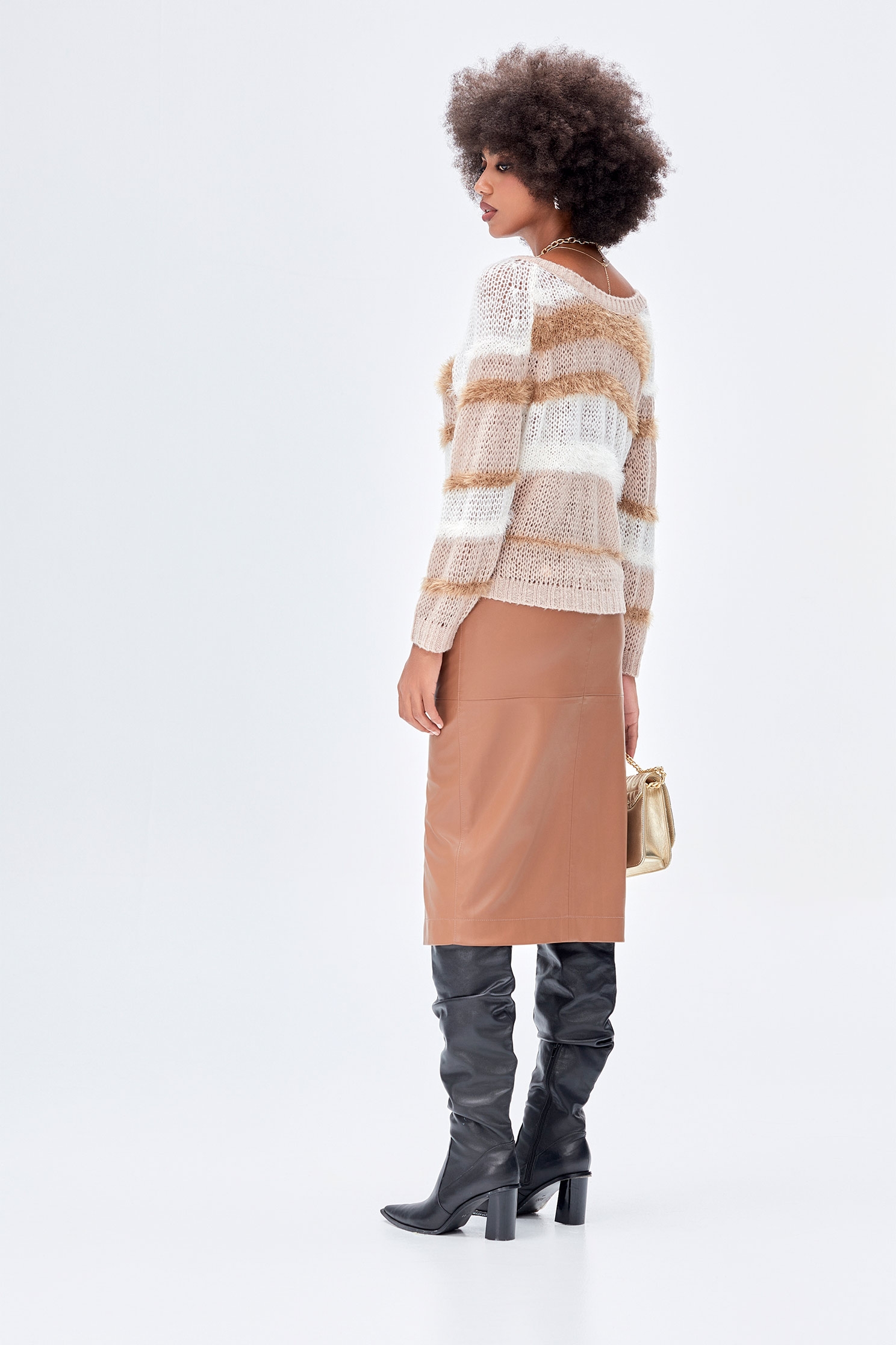 Gradient Mohair Knit TopGradient Mohair Knit Top,Tops,Season (AW) Look,Knitted,Knitted tops