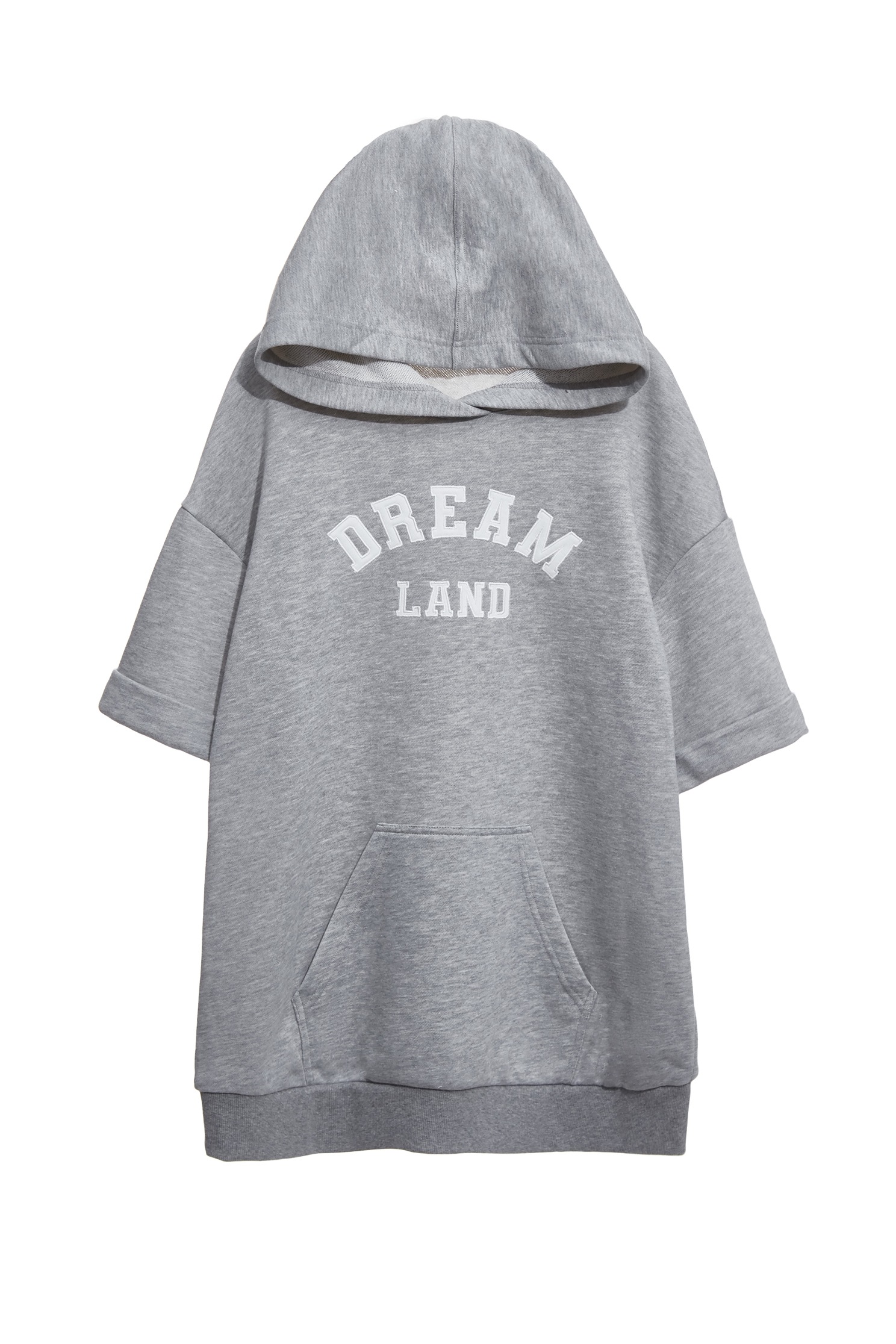 Front Slogan Hoodie Grey TeeFront Slogan Hoodie Grey Tee,Tops,Hoodie tops,Season (AW) Look,Embroidered