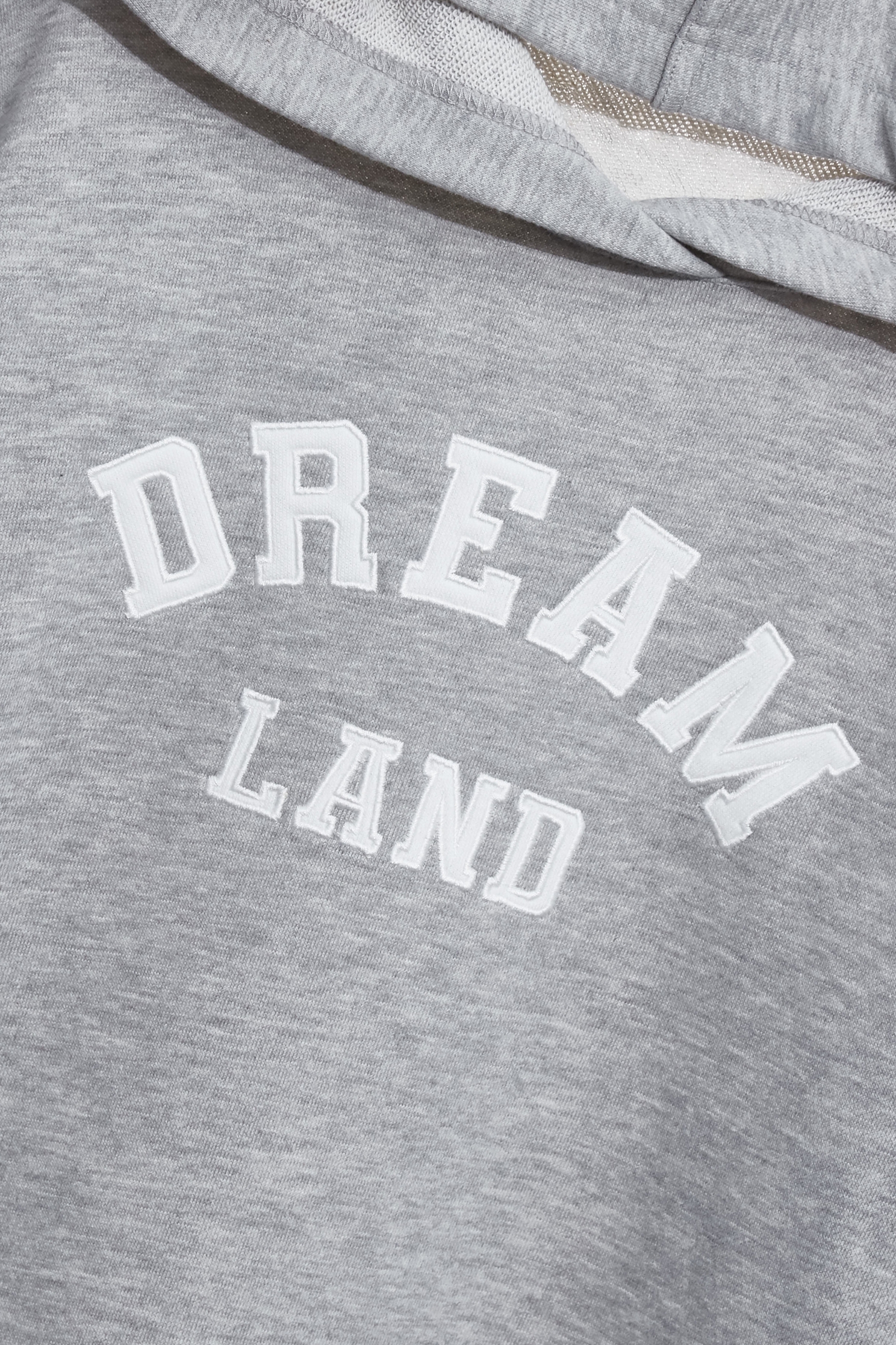 Front Slogan Hoodie Grey TeeFront Slogan Hoodie Grey Tee,Tops,Hoodie tops,Season (AW) Look,Embroidered