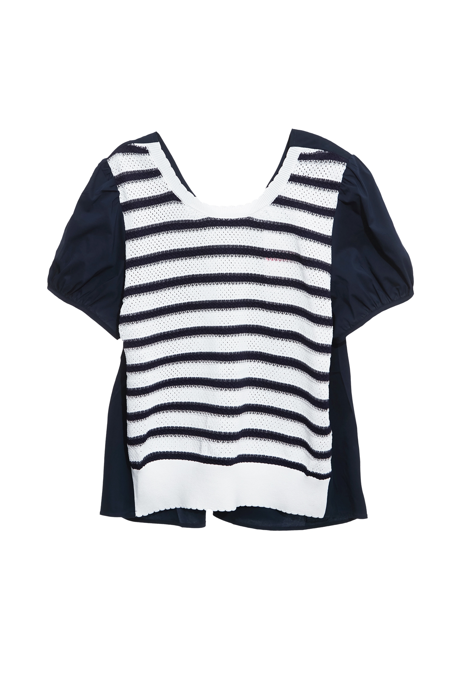 Contrast Navy Sleeve Knit TopContrast Navy Sleeve Knit Top,Tops,Season (AW) Look,Knitted,Knitted tops