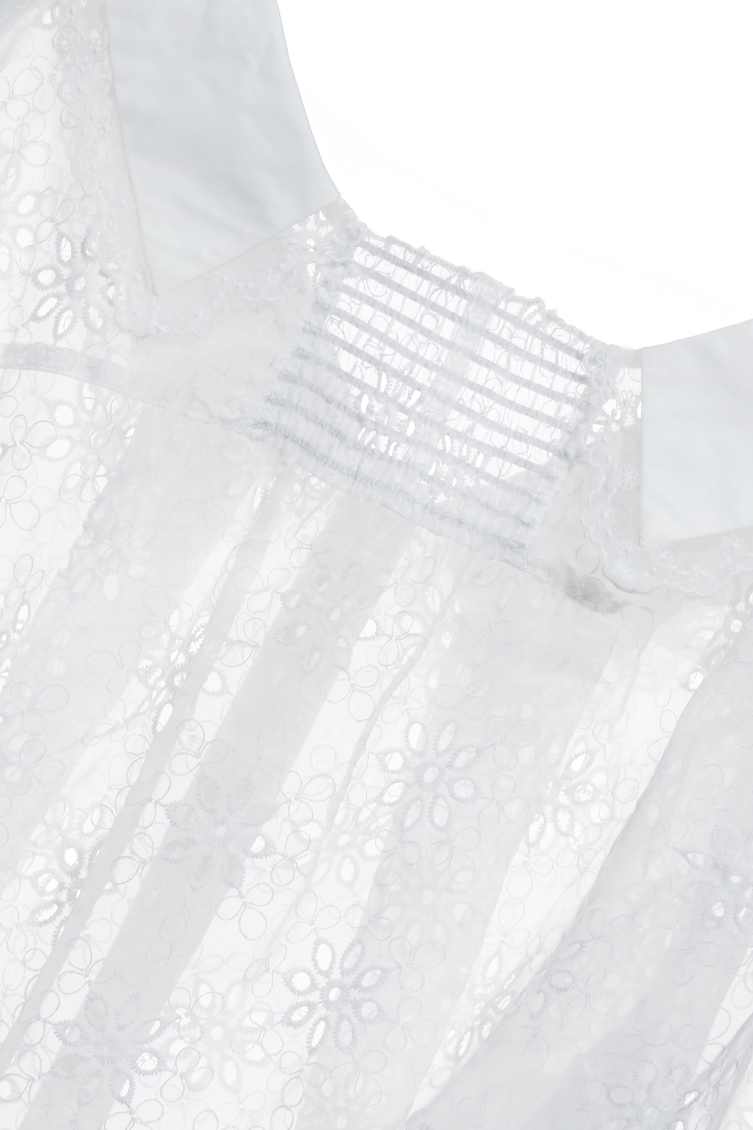 Embroidered Floral Detail Long Sleeve TopEmbroidered Floral Detail Long Sleeve Top,Tops,Embroidered,White tops,Season (AW) Look