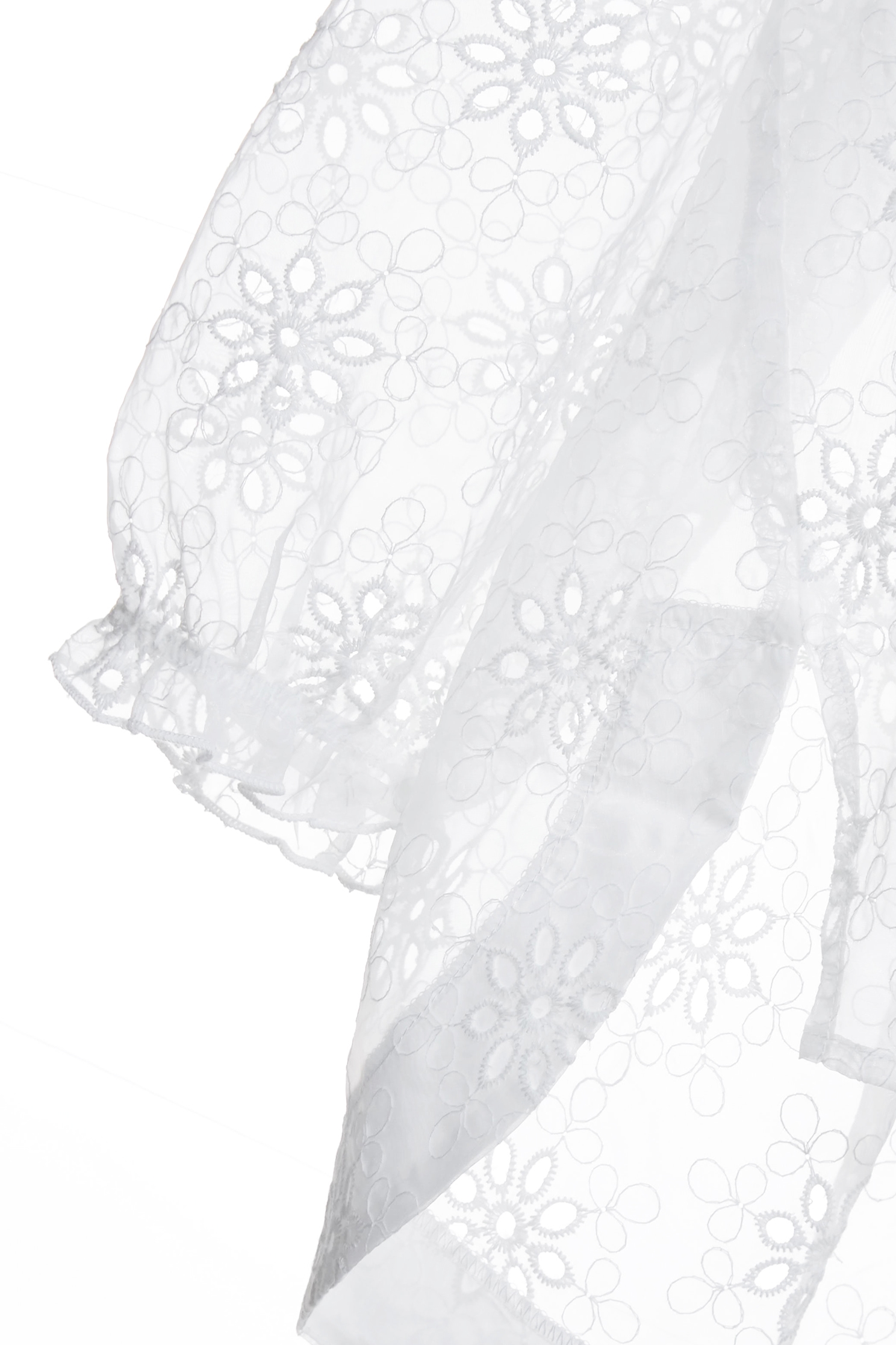 Embroidered Floral Detail Long Sleeve TopEmbroidered Floral Detail Long Sleeve Top,Tops,Embroidered,White tops,Season (AW) Look