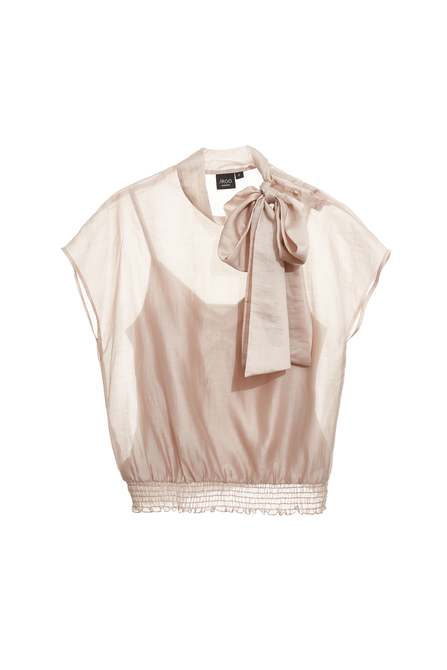 Bow Collar Khaki TopBow Collar Khaki Top,Tops,Season (AW) Look